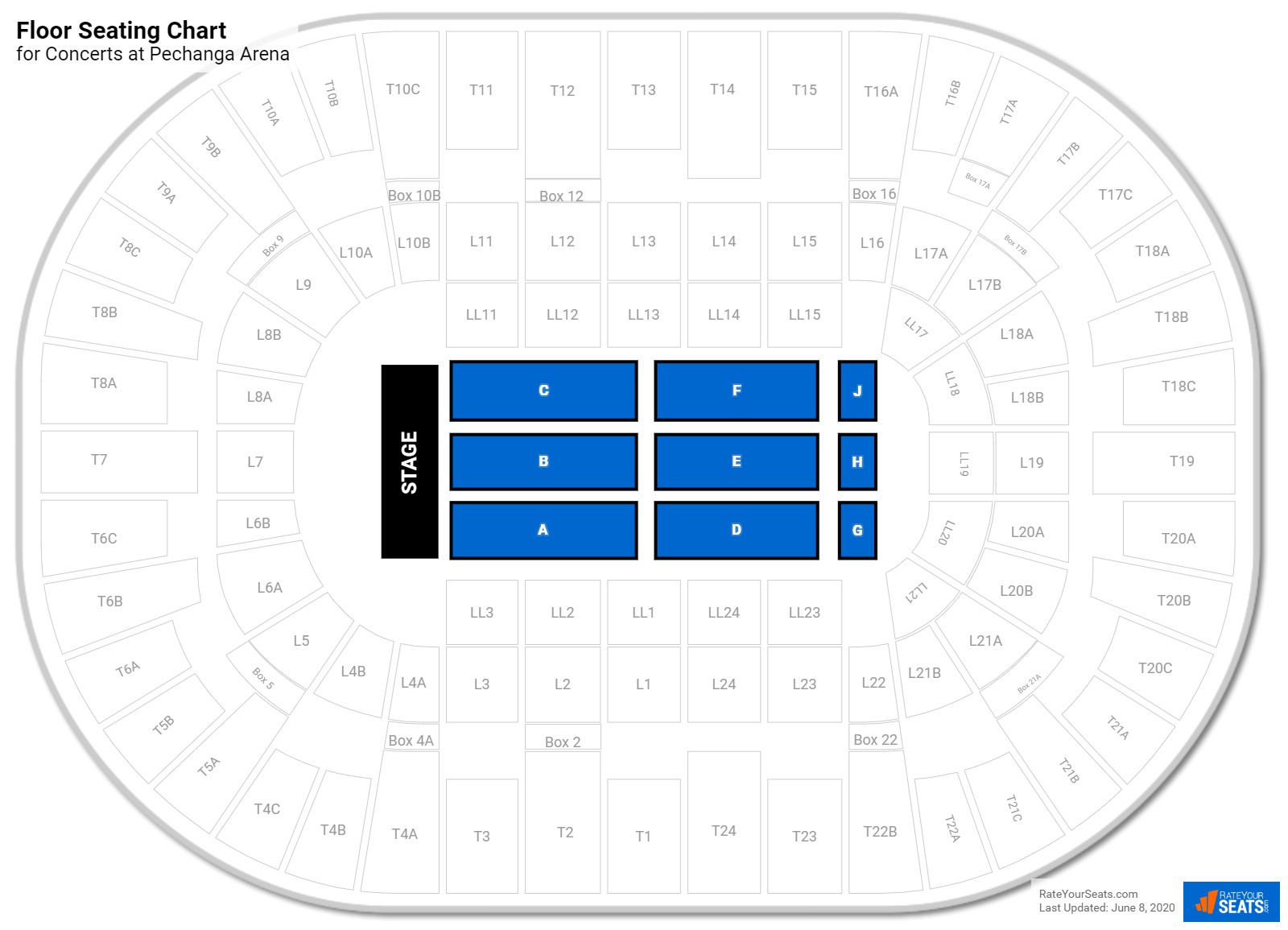 Pechanga Arena Seating - RateYourSeats.com