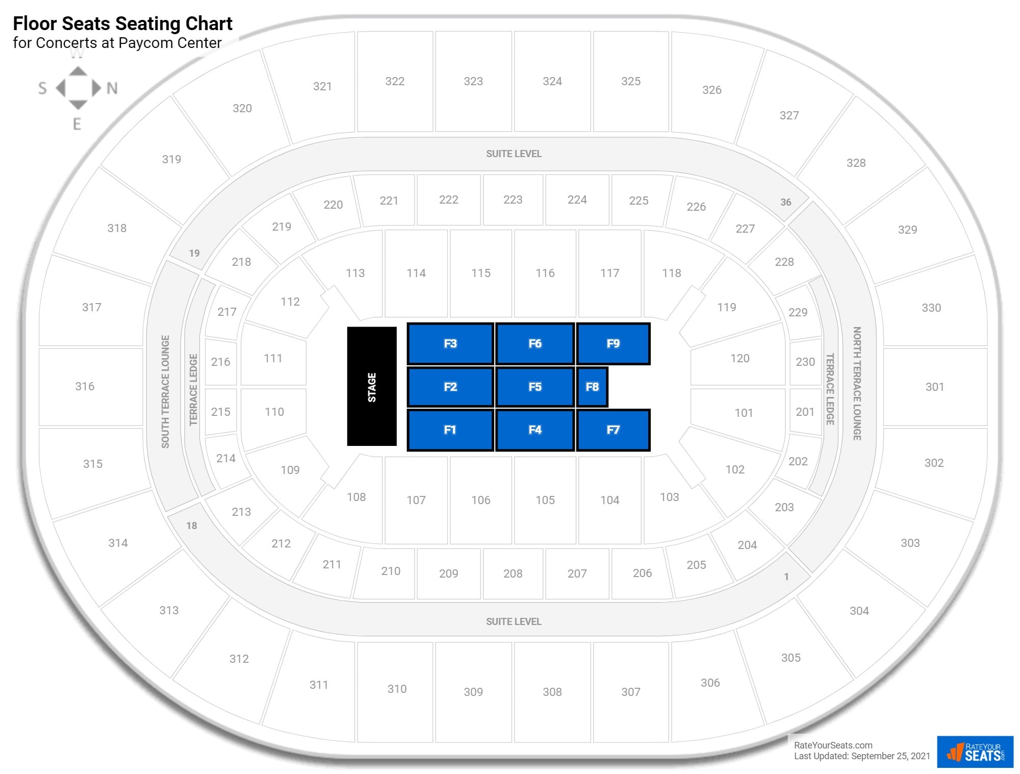 Paycom Center Riser Seats 21 Lovely Oklahoma City Thunder Seating Map Chart Gallery