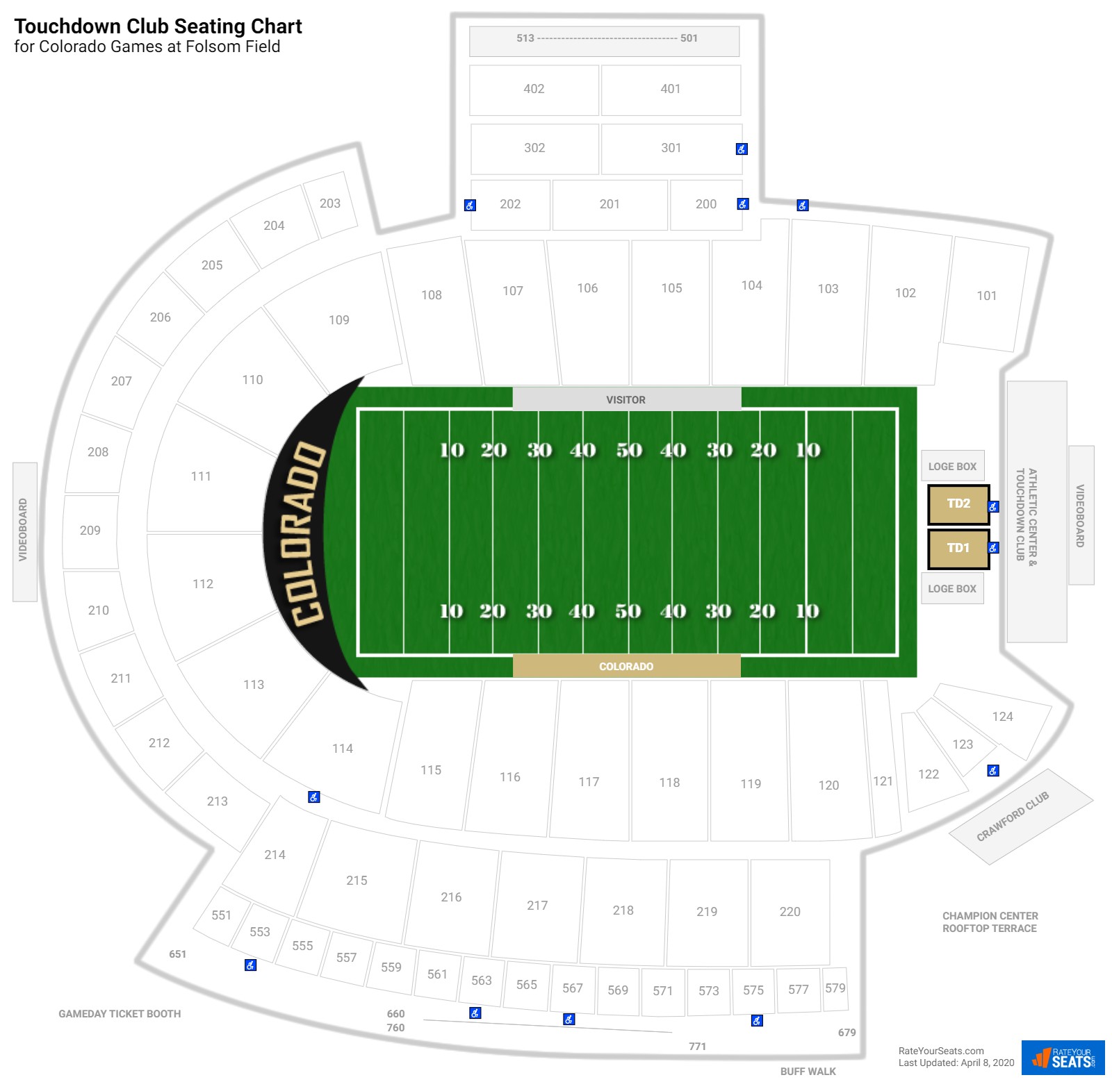 Folsom Field Seating Chart Dead And Company