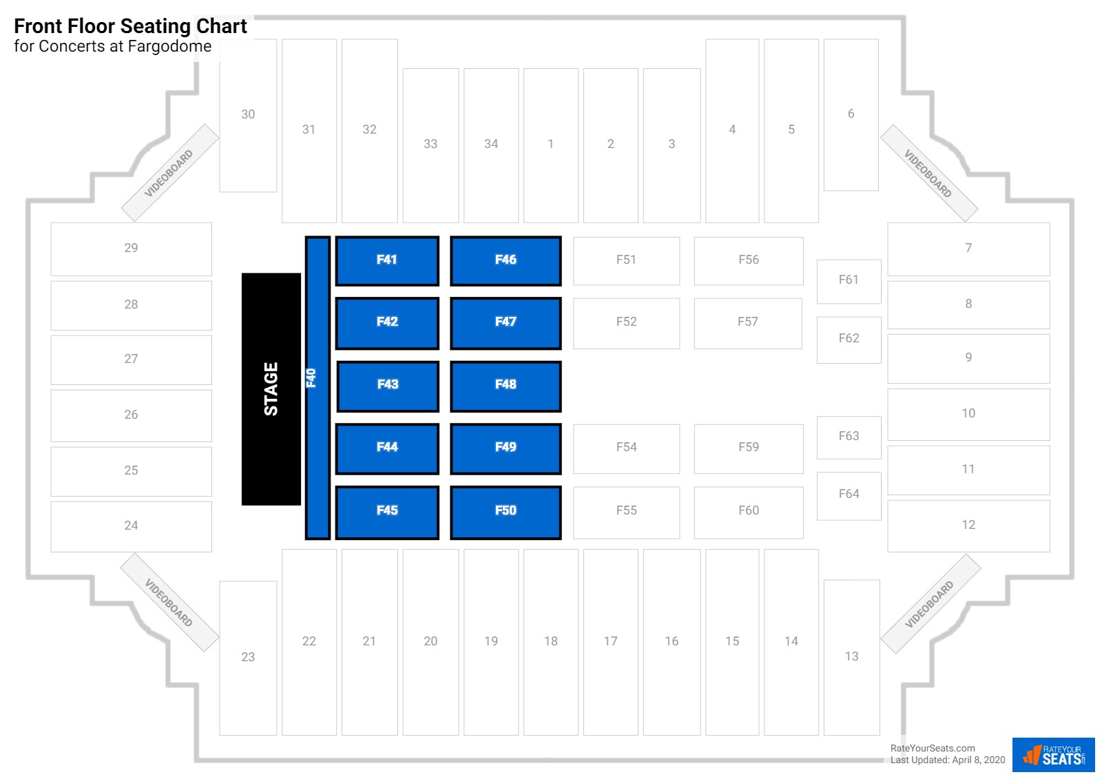 Fargodome Bison Seating Chart