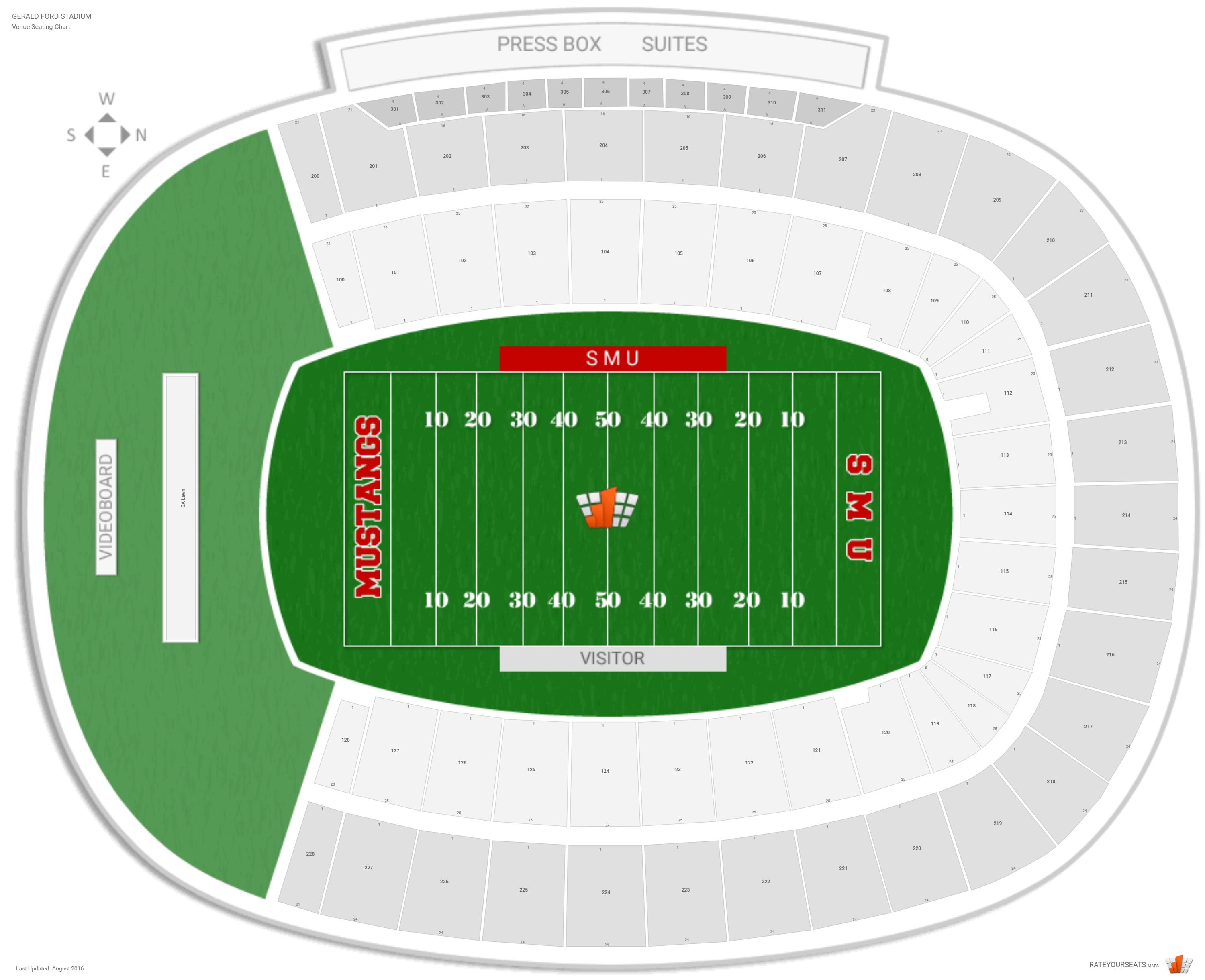 Smu Stadium Seating Chart