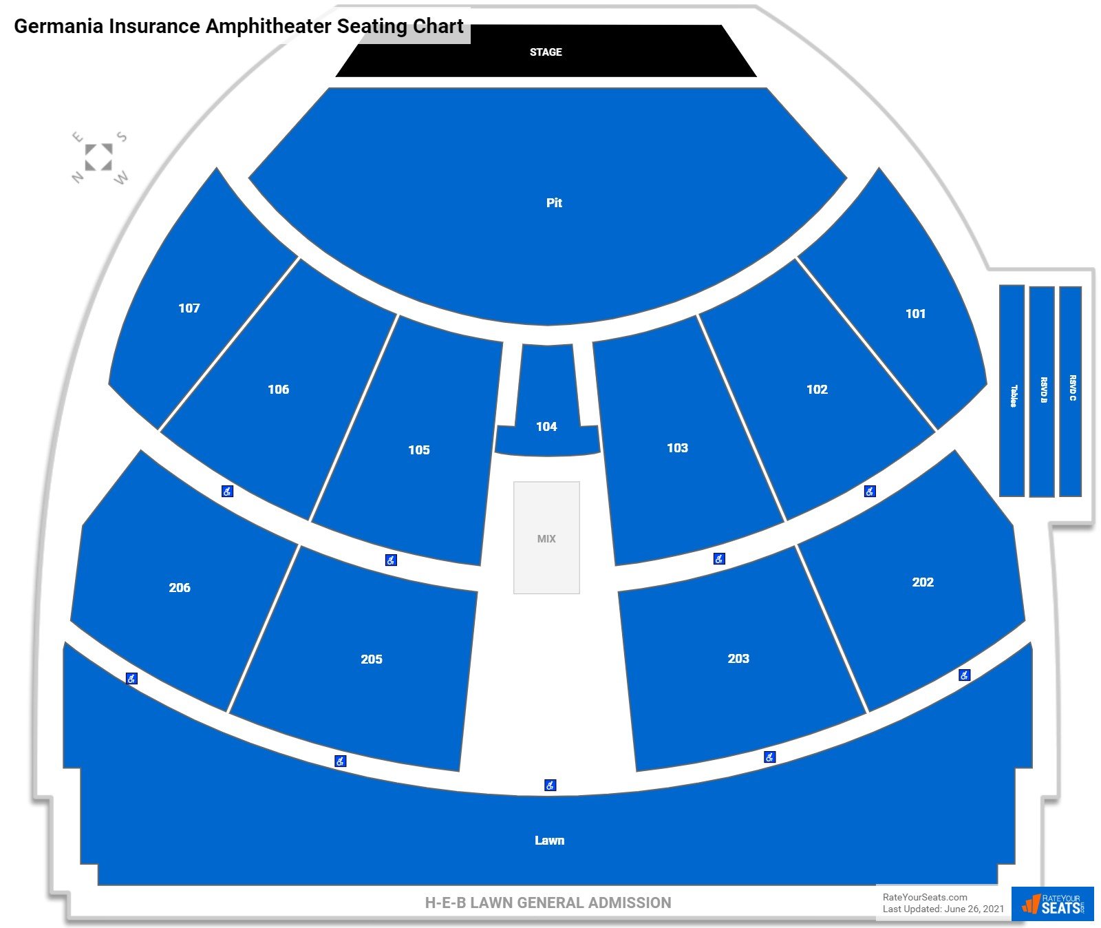 Germania Insurance Amphitheater Seating