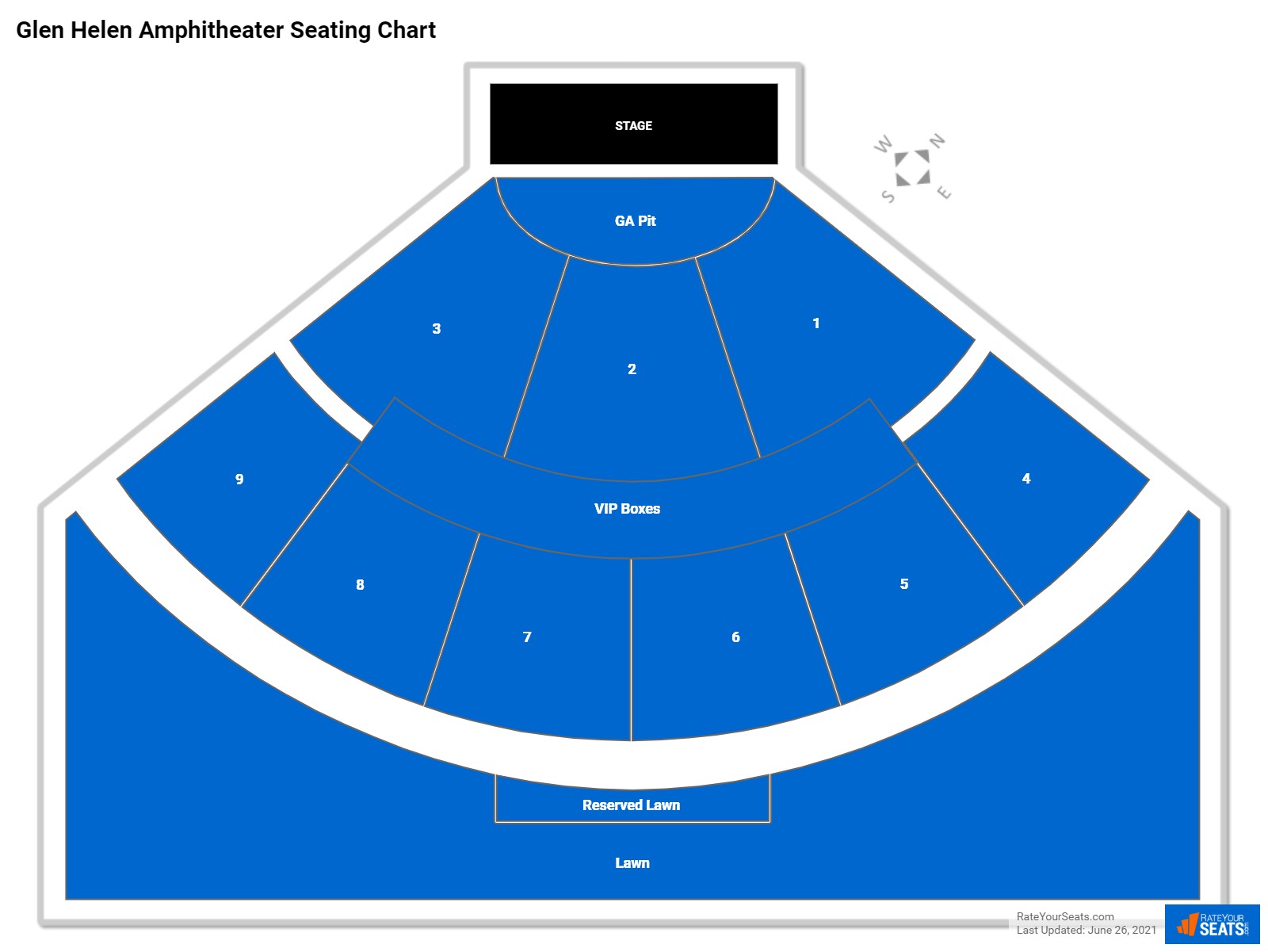 Glen helen seating chart