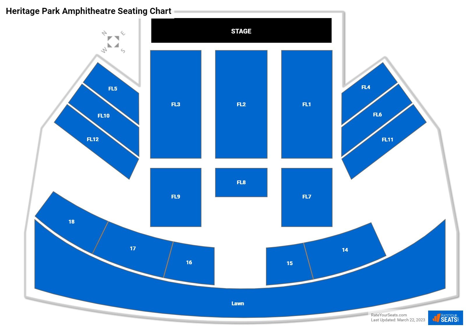 Heritage Park Amphitheatre Concert Seating Chart