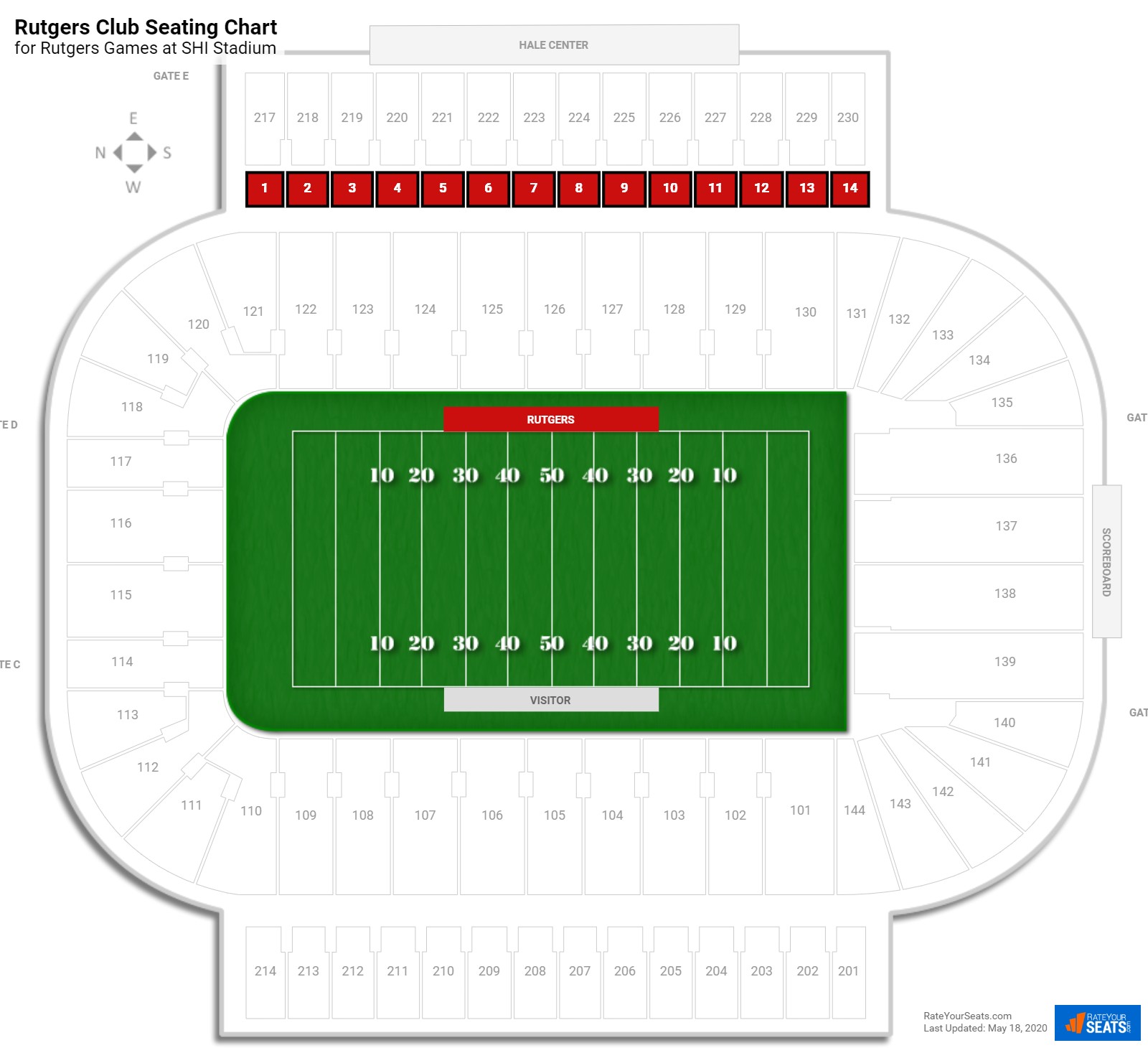 Rutgers Football Stadium Seating Chart