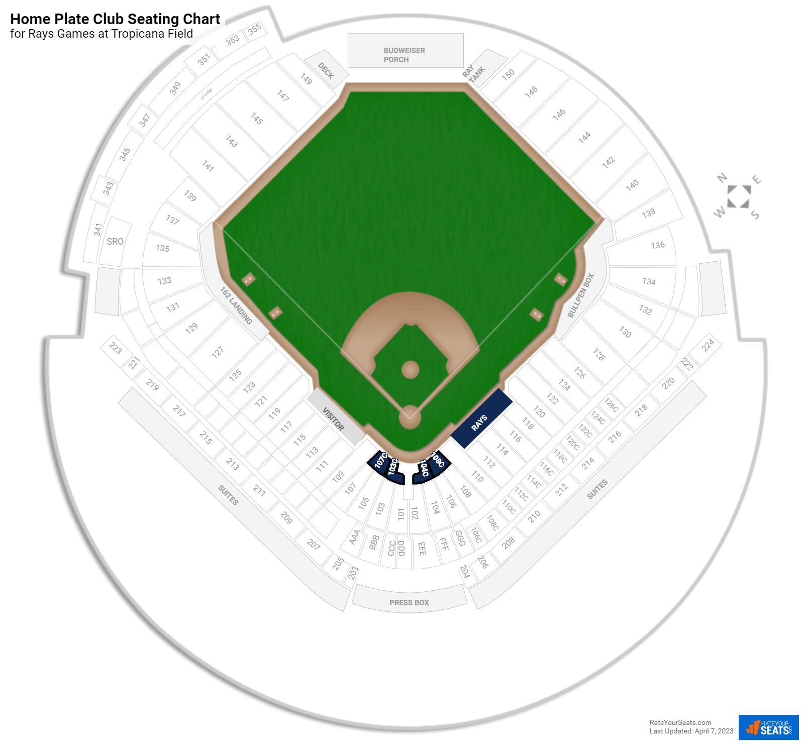 Home Plate Club At Tropicana Field