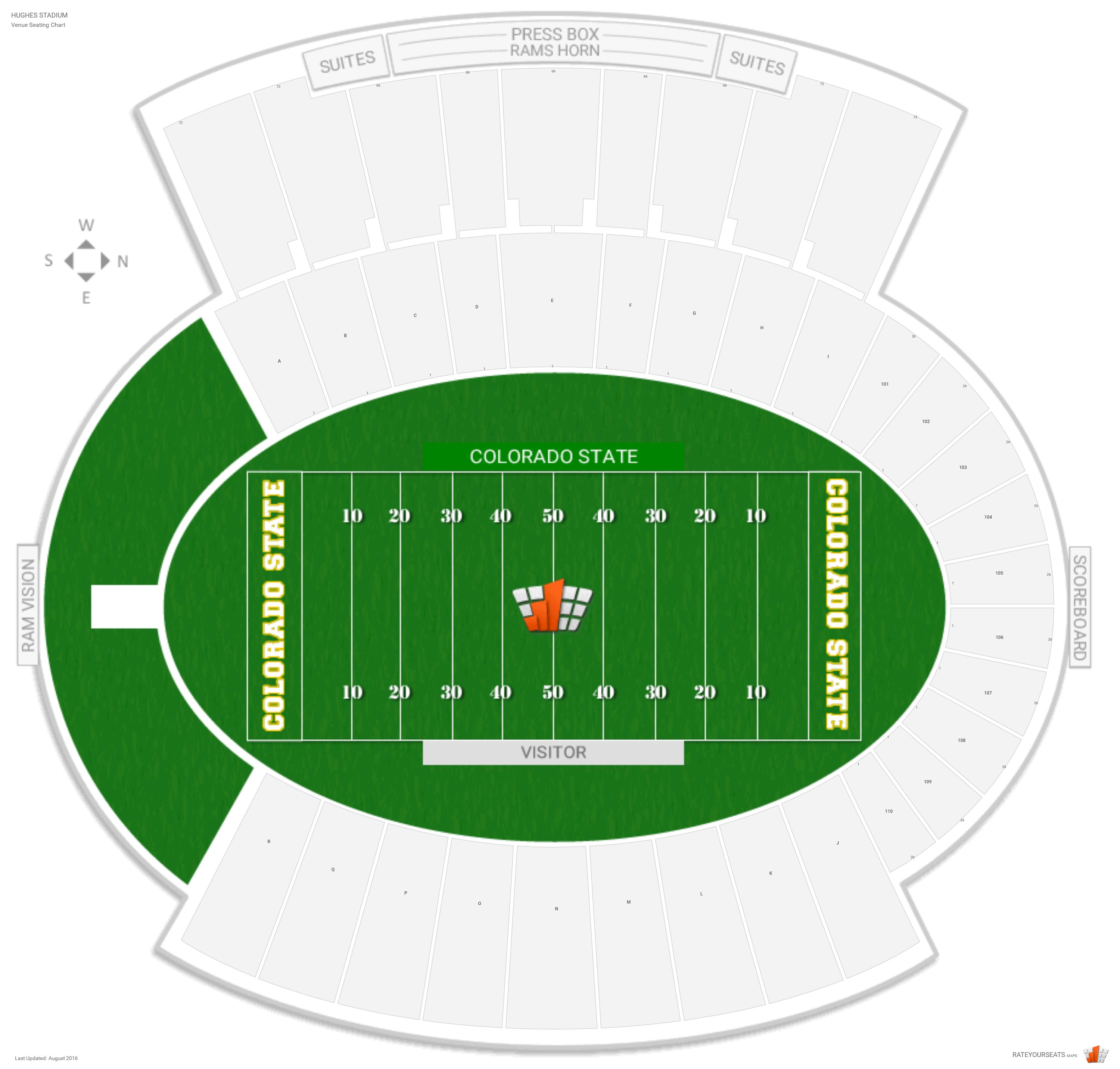 Folsom Field Seating Chart With Seat Numbers