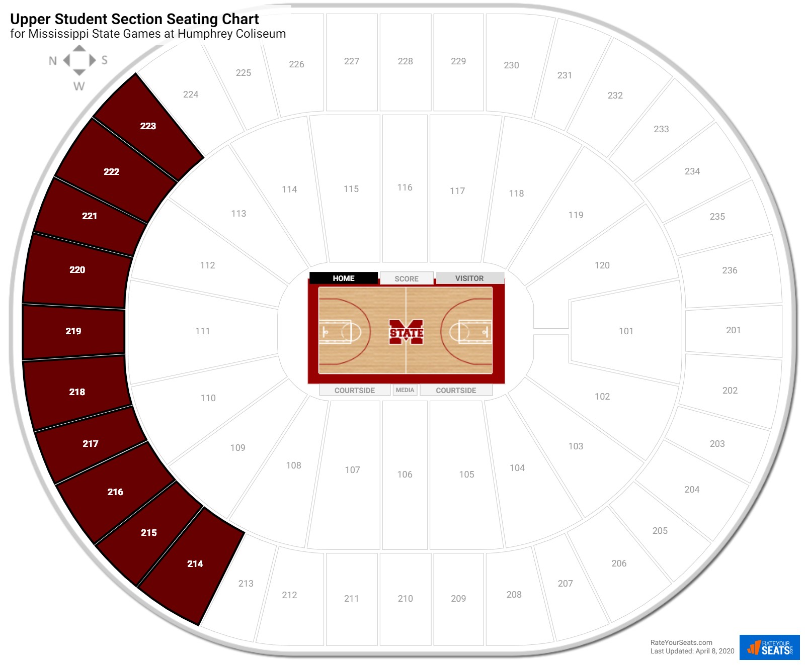 Humphreys Seating Chart