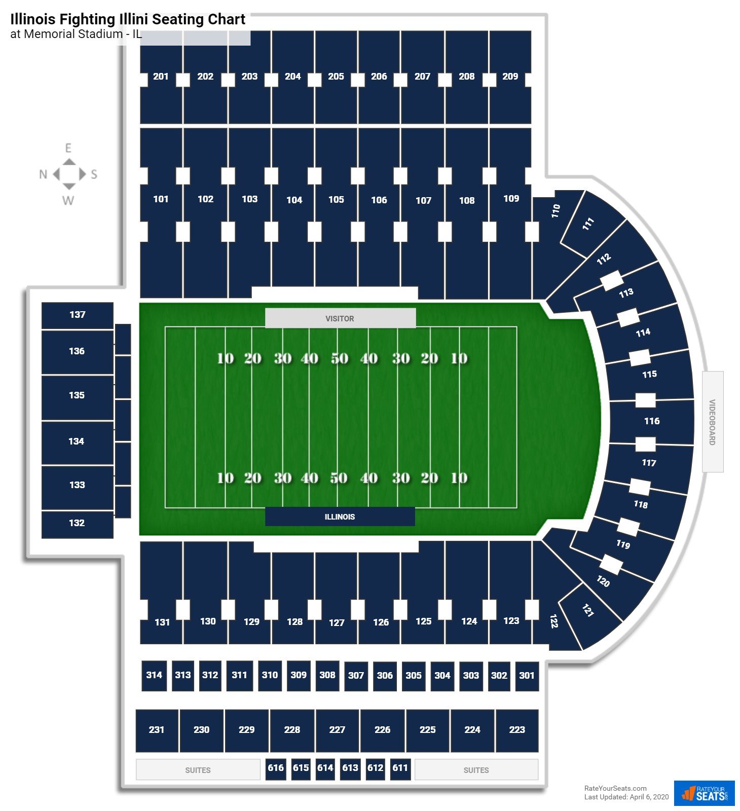 Illinois Football Seating Chart