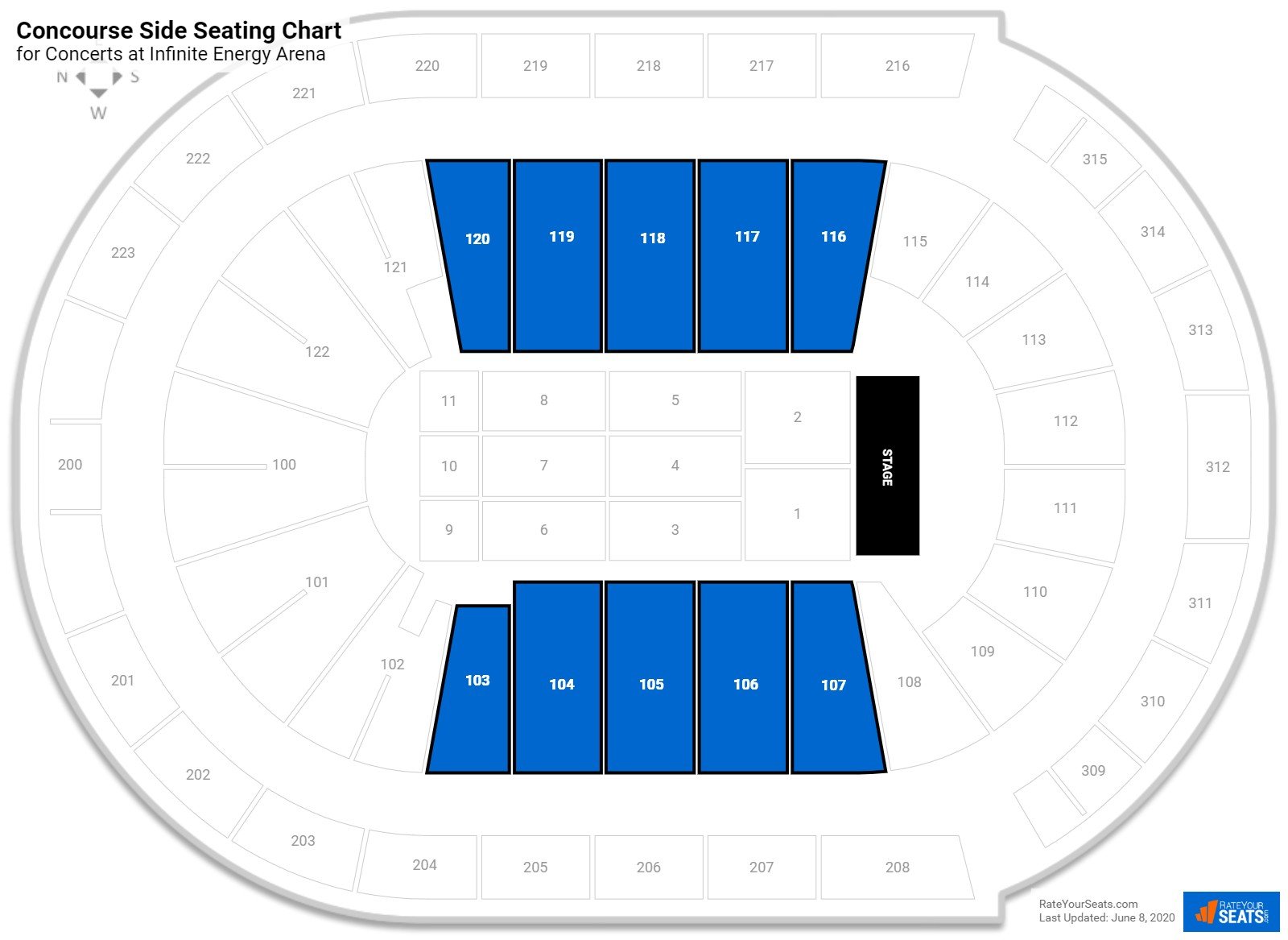 Infinity Center Duluth Seating Chart