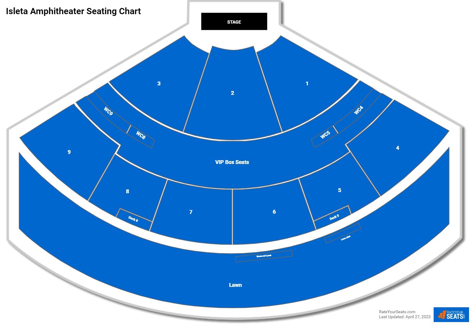 Isleta Amphitheater Concert Seating Chart