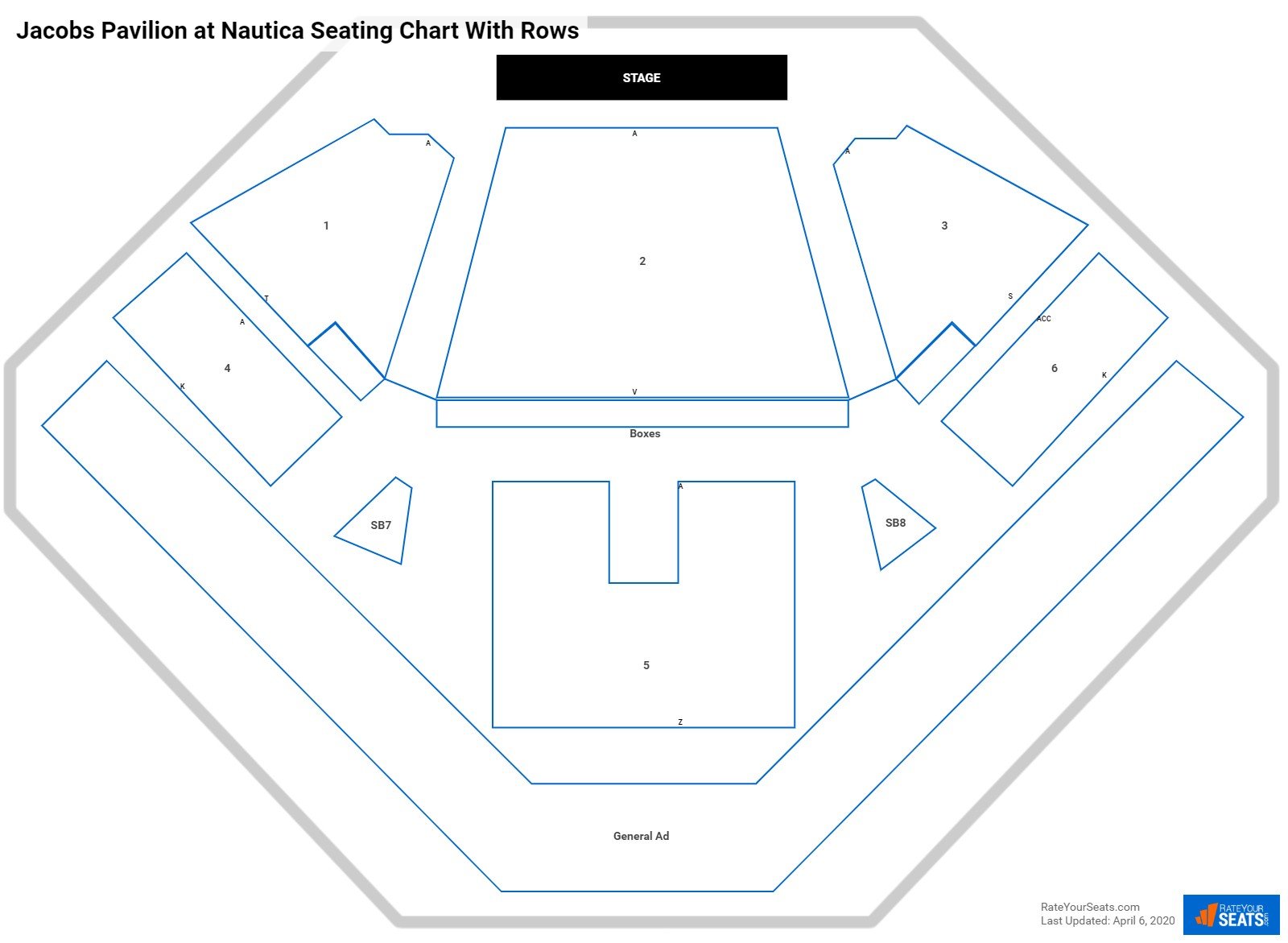 Jacobs Pavilion at Nautica Seating Chart