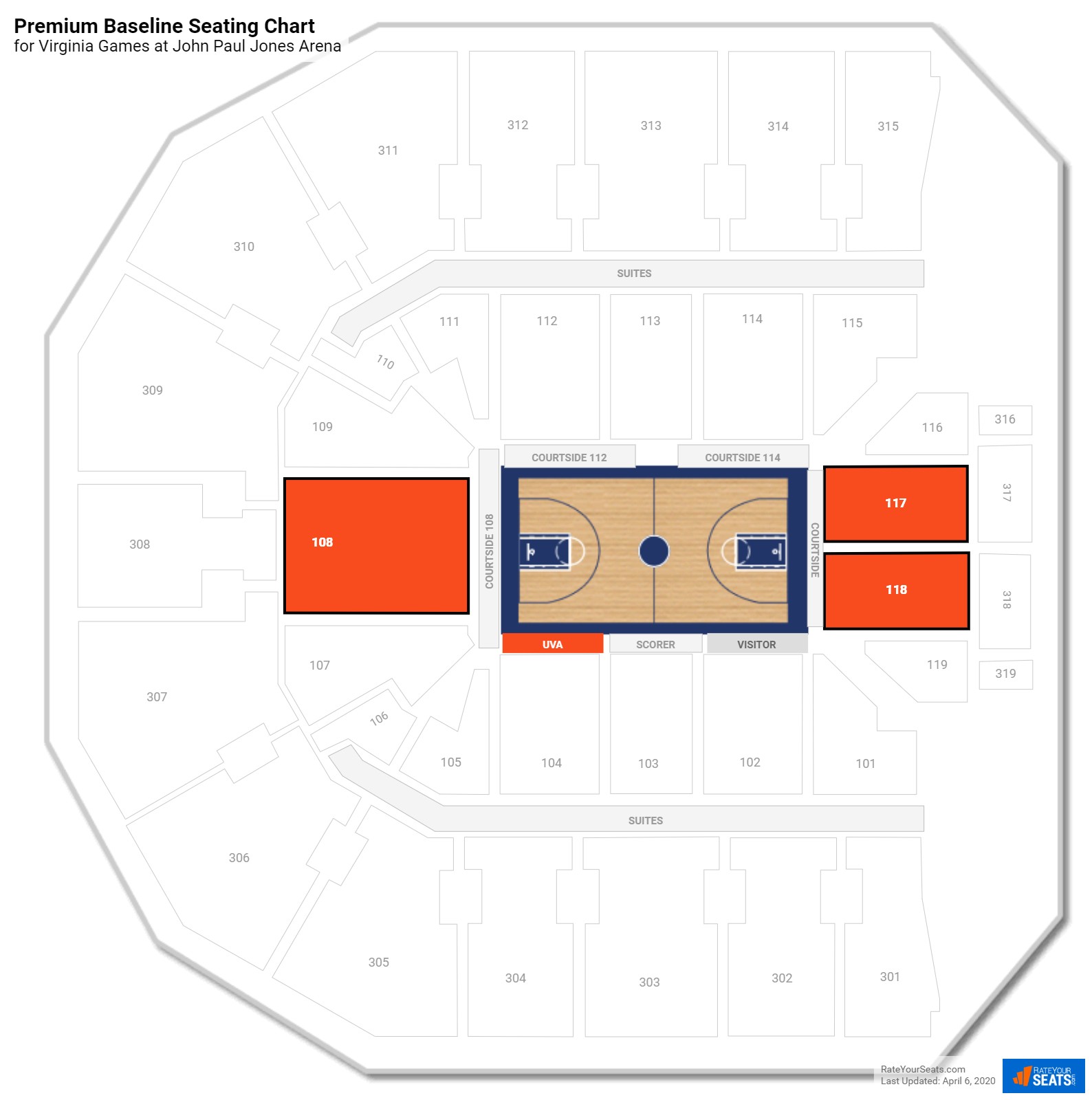 John Paul Jones Arena Seating Chart 3d