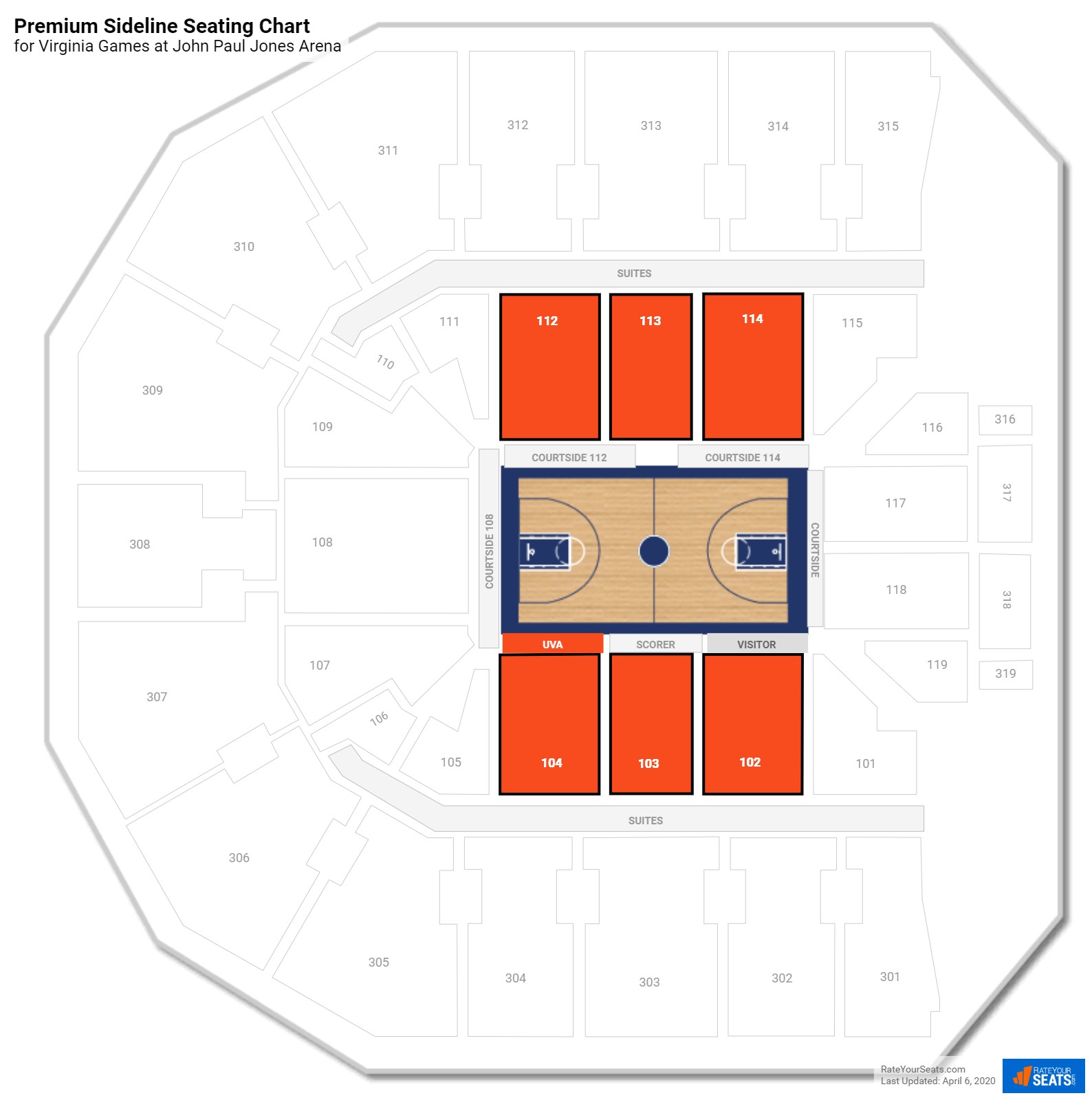 Uva Basketball Seating Chart