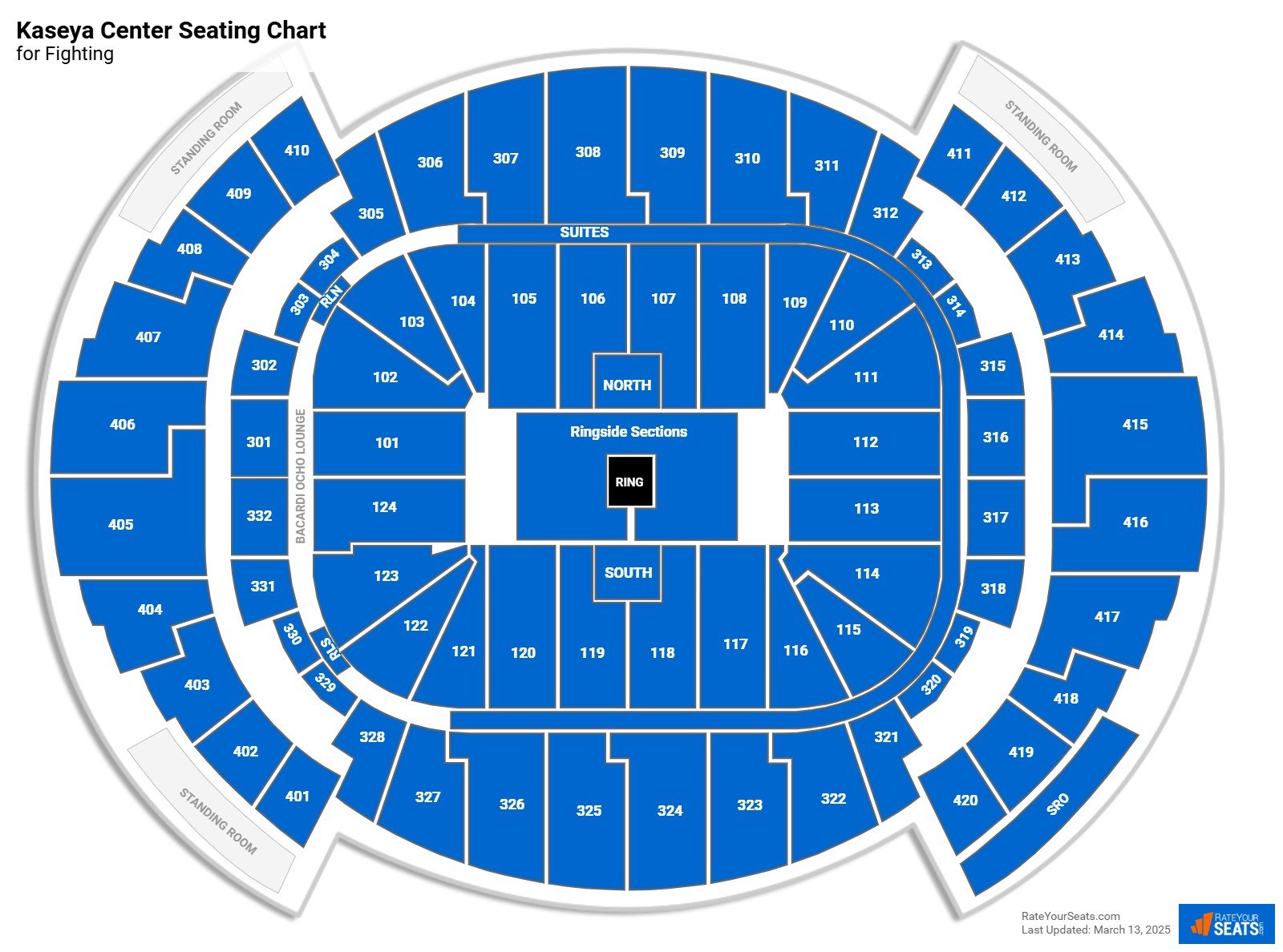 Kaseya Center Fighting Seating Chart