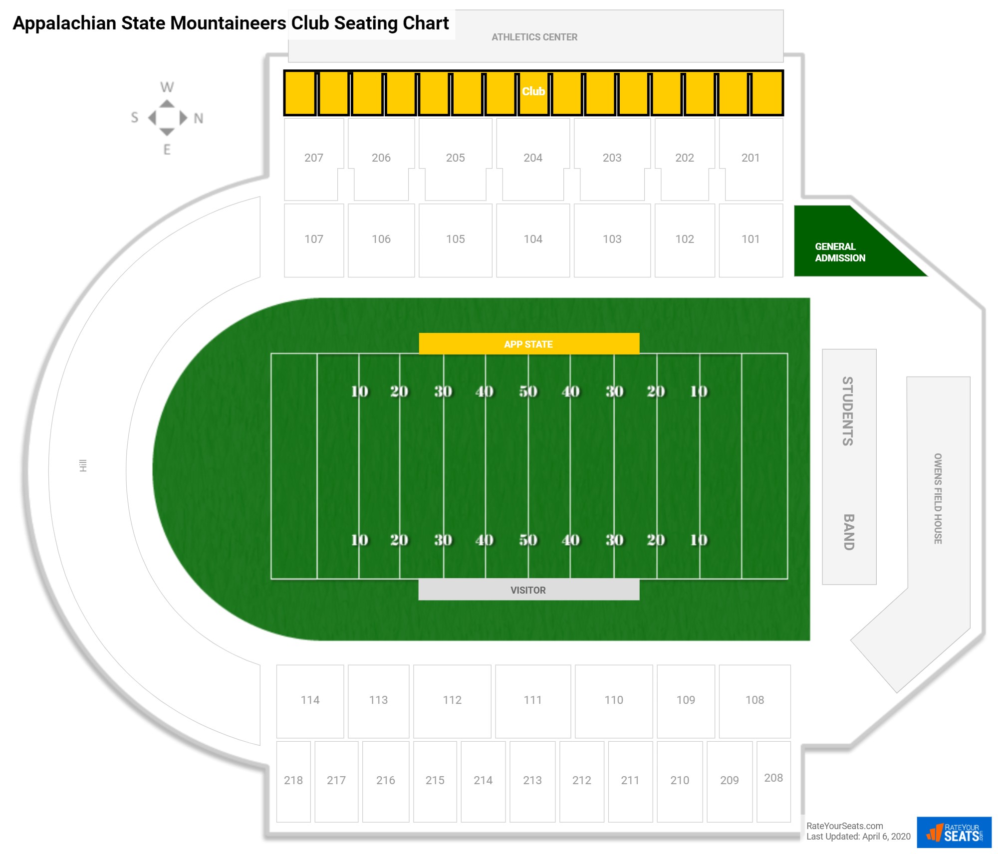 Luke Combs Kidd Brewer Stadium Seating Chart