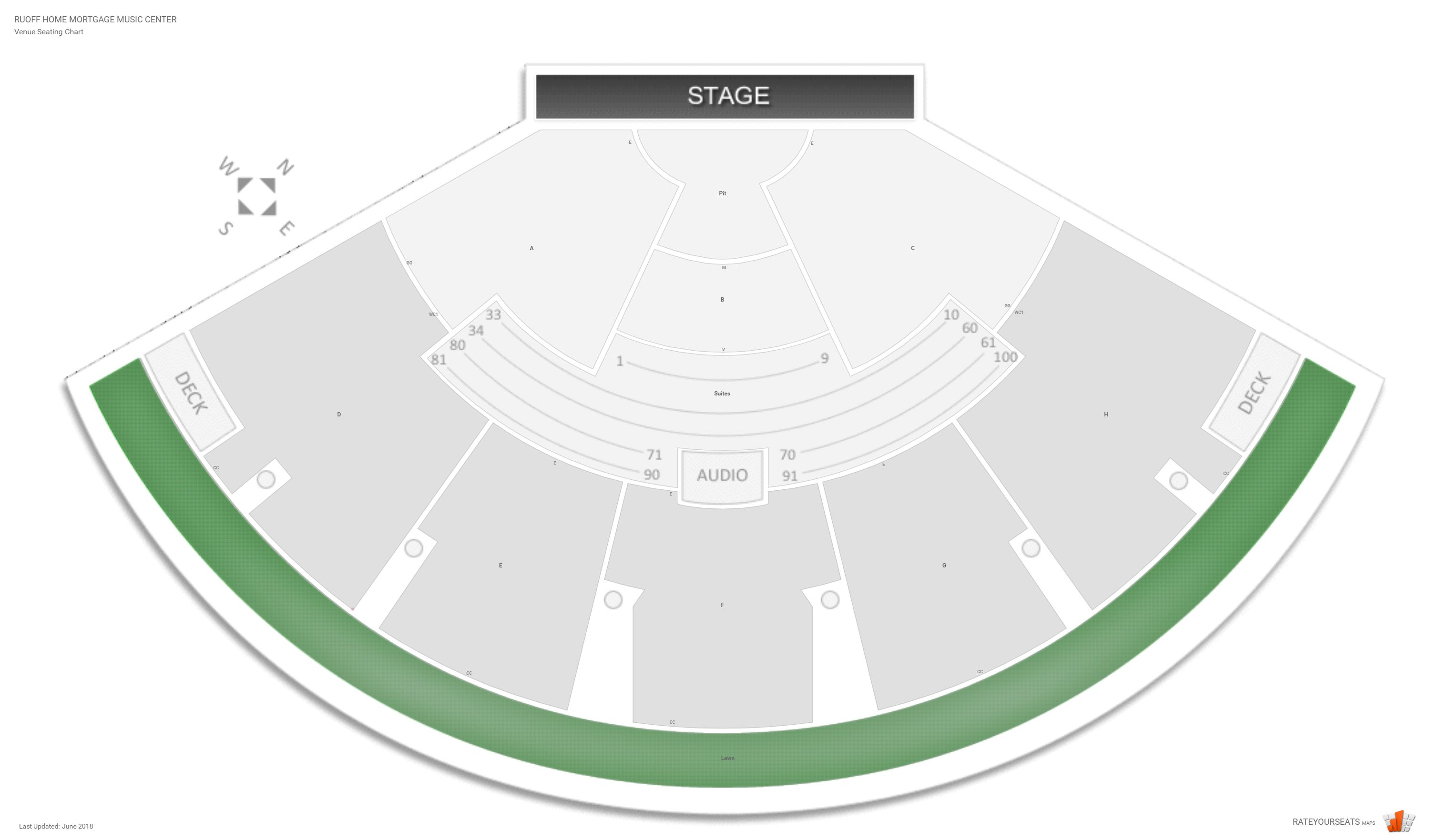 Verizon Music Center Seating Chart