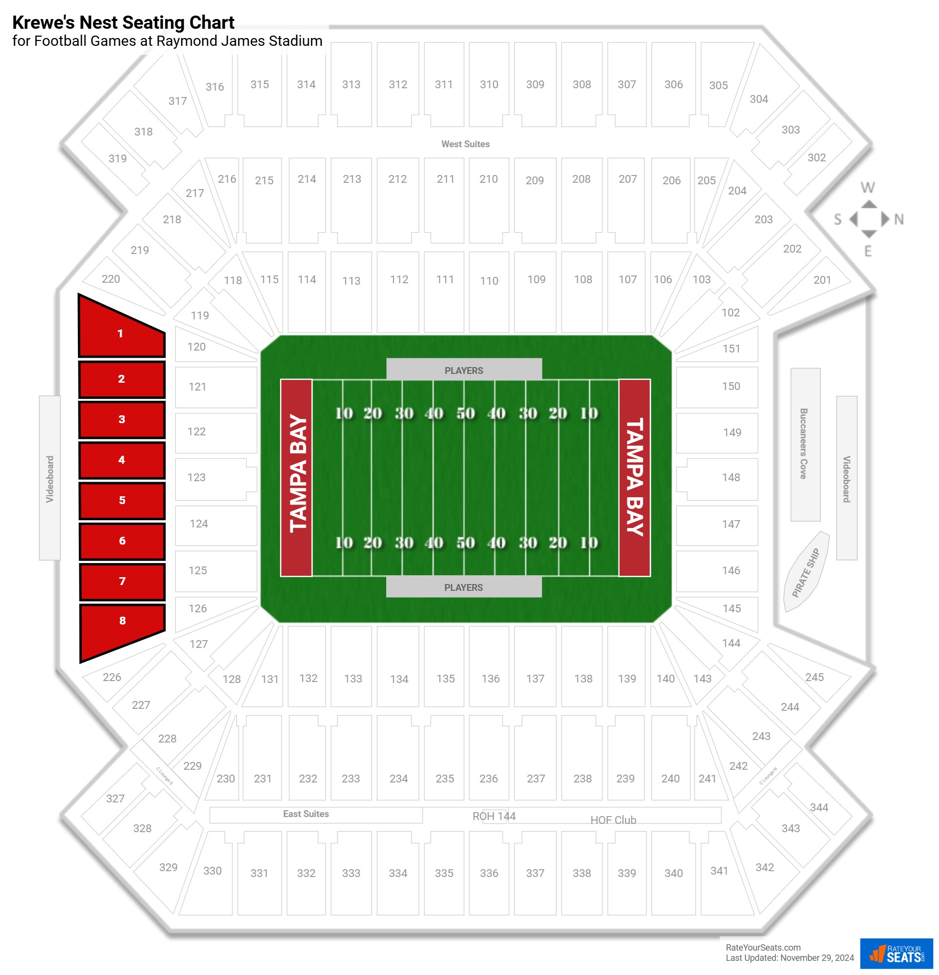 Raymond James Stadium Krewe S Nest