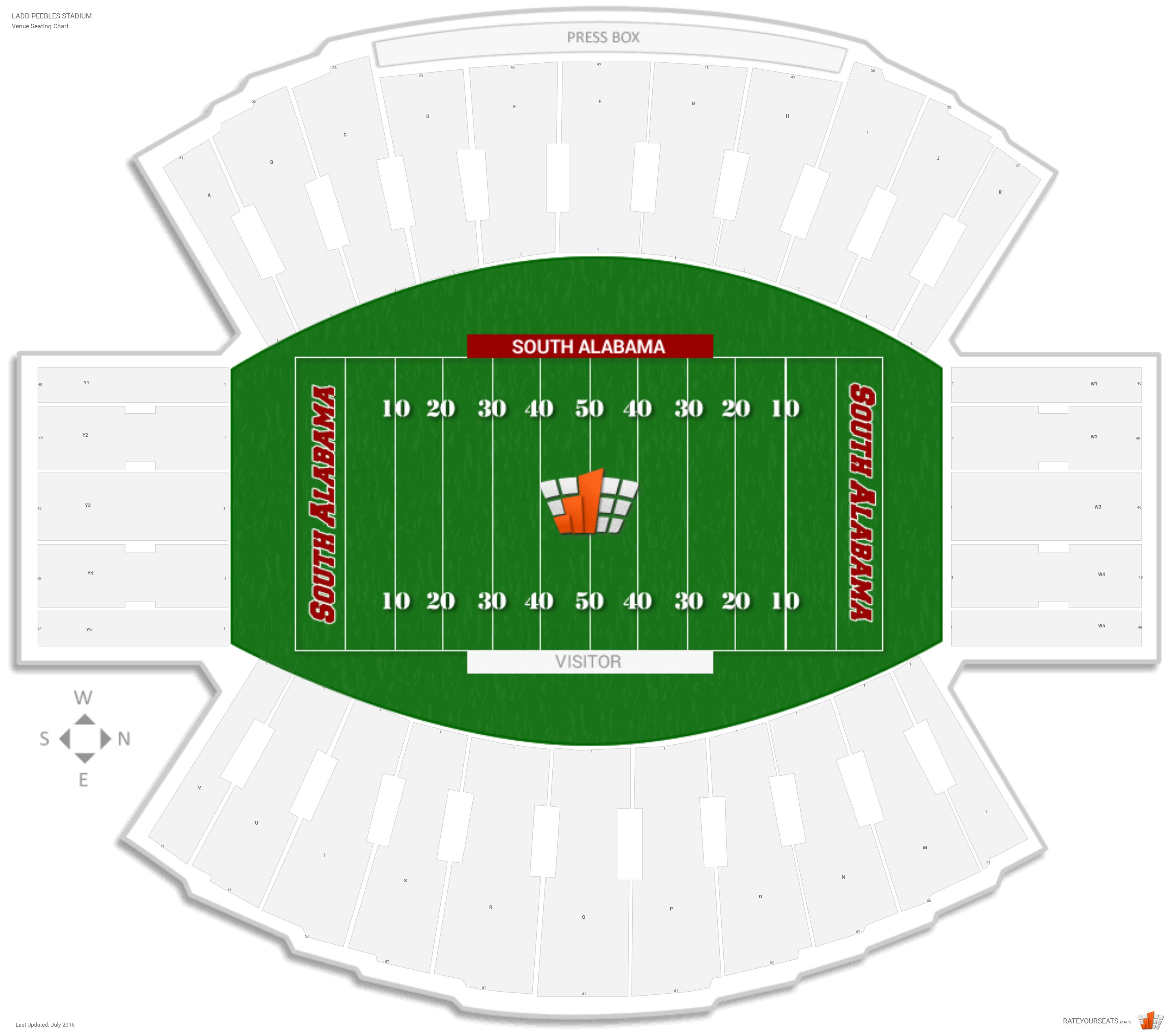 Alabama Football Seating Chart