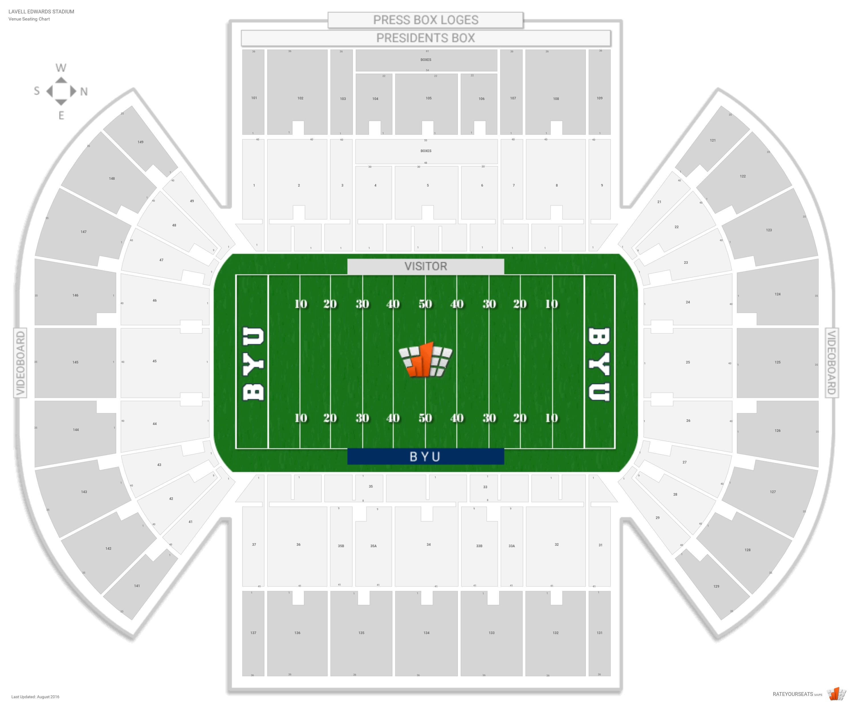 Byu Football 3d Seating Chart