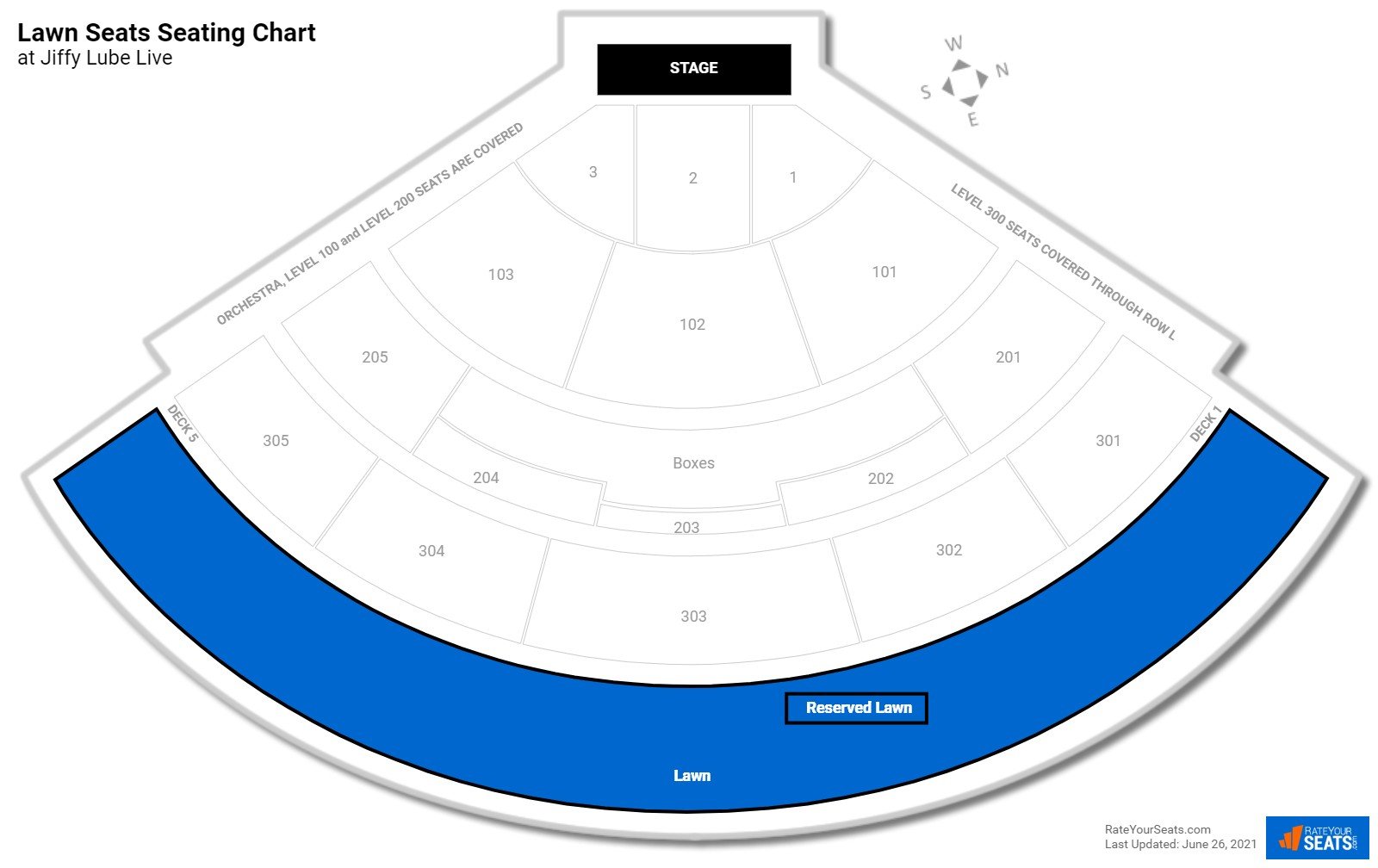 Jiffy Lube Live Lawn Seats