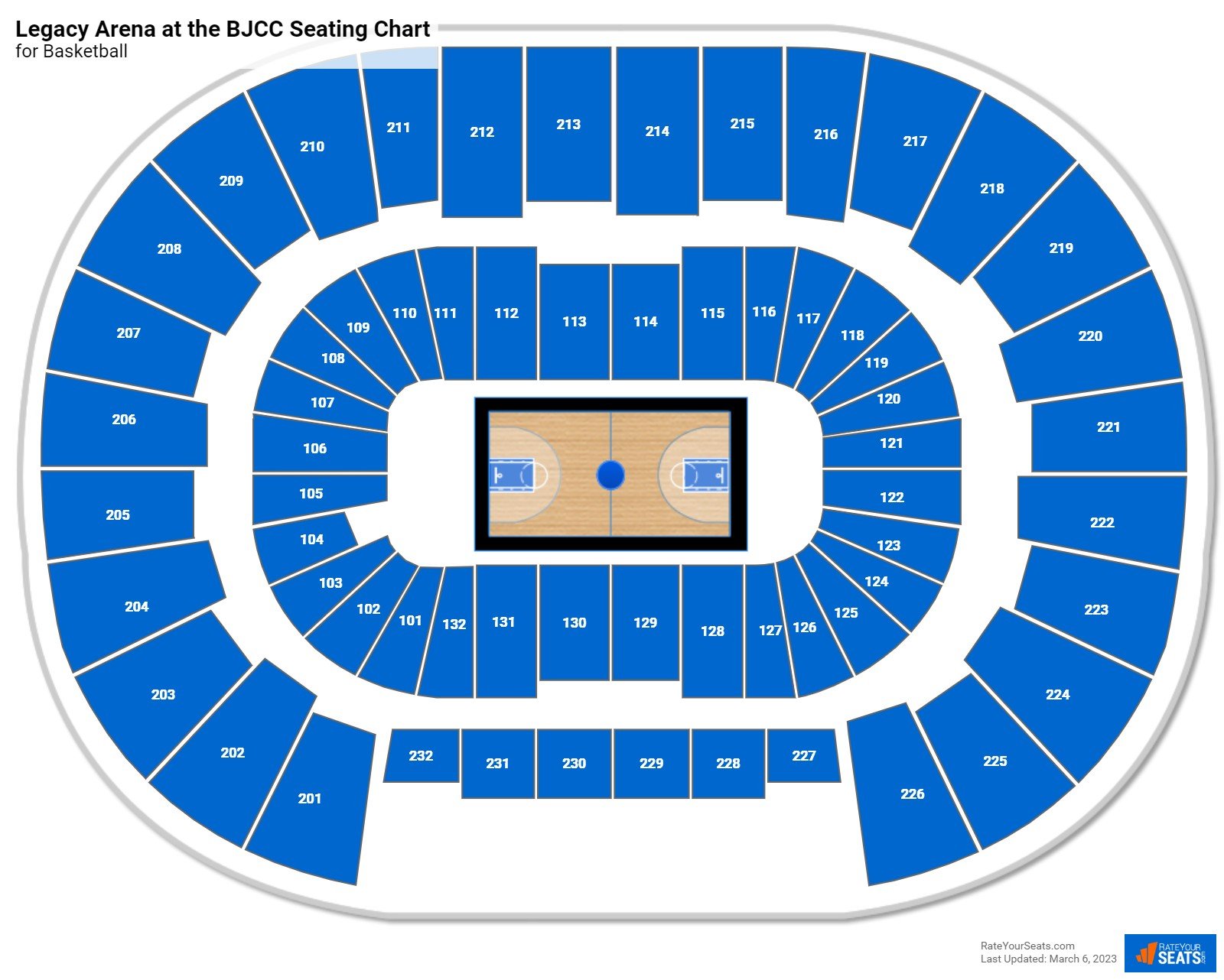 Bjcc Legacy Arena Virtual Seating Chart