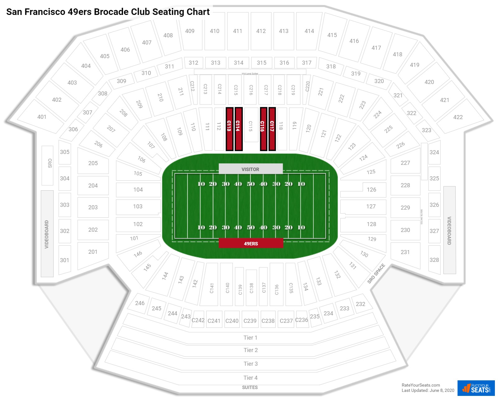 49ers Seating Chart