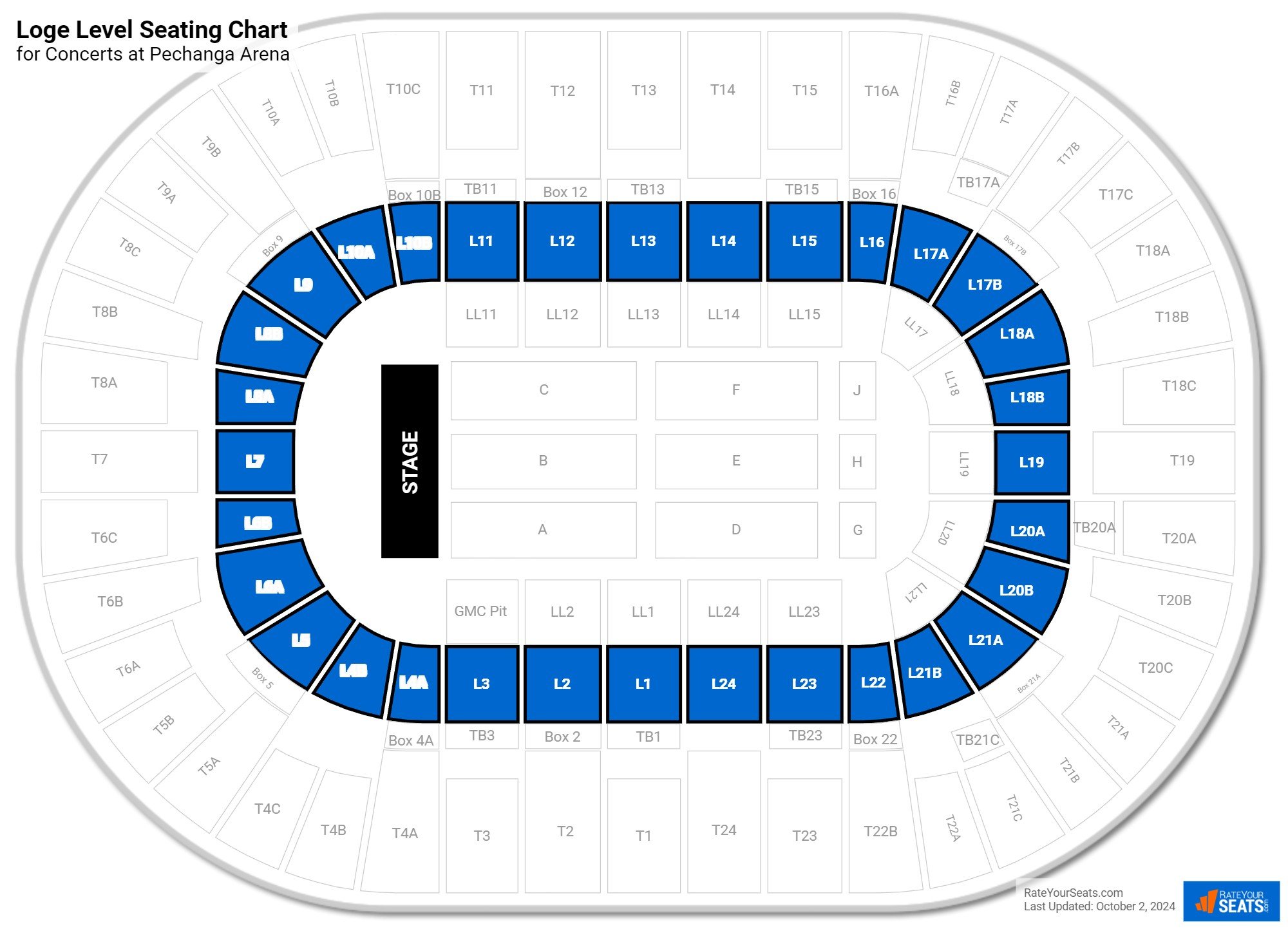 Pechanga Arena Loge Level