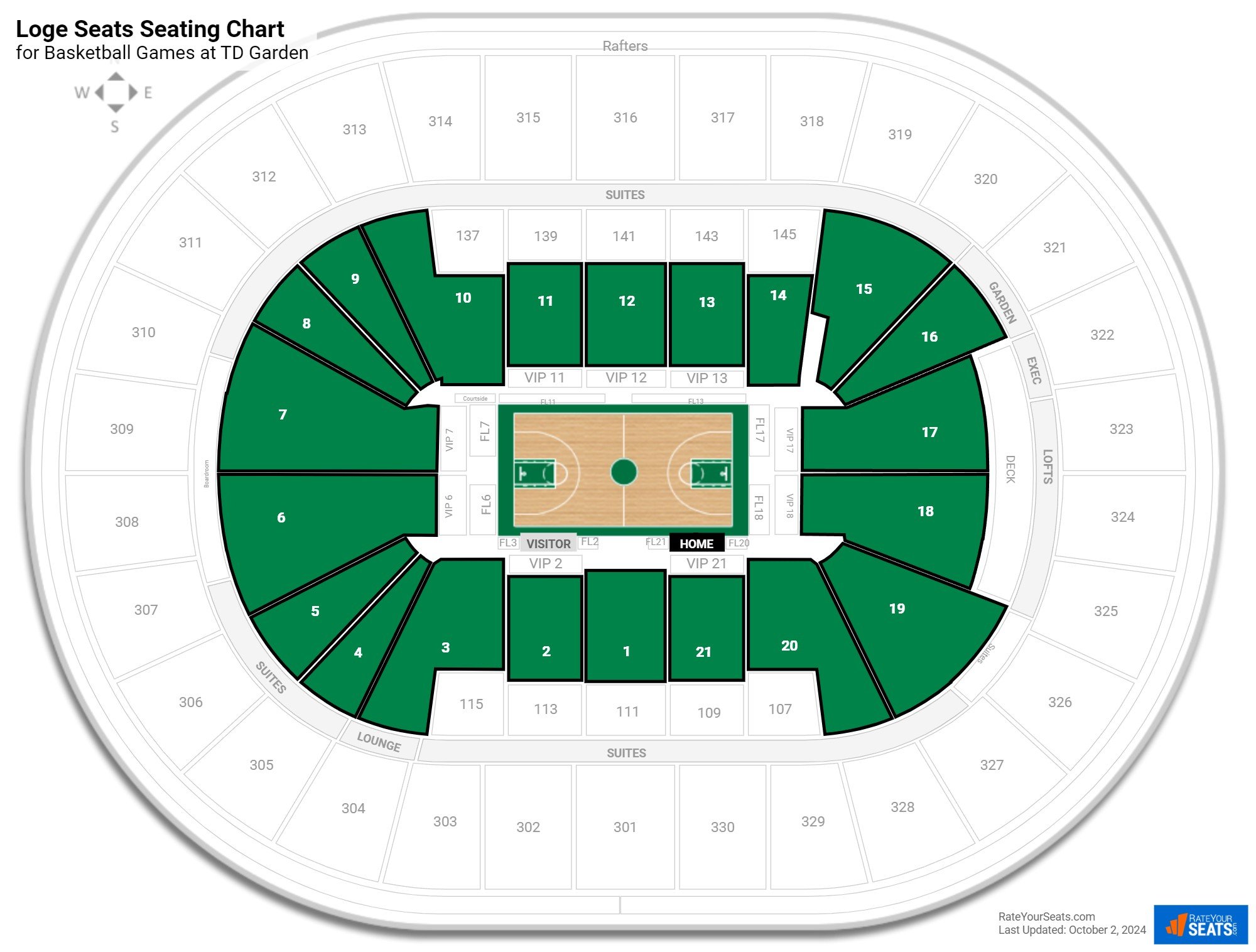 Loge Seats Seating Charts.