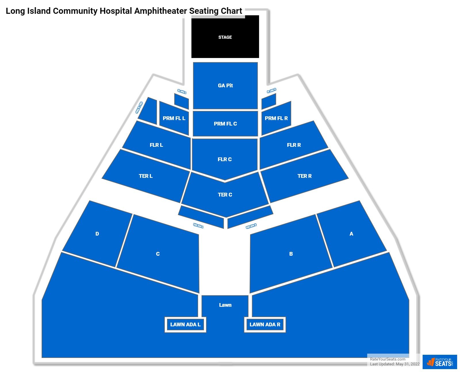 Amphitheater at Bald Hill Concert Seating Chart