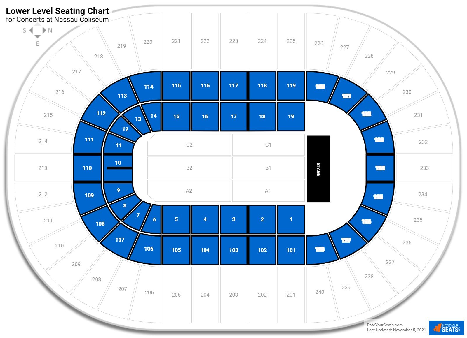 Nassau Coliseum Lower Level