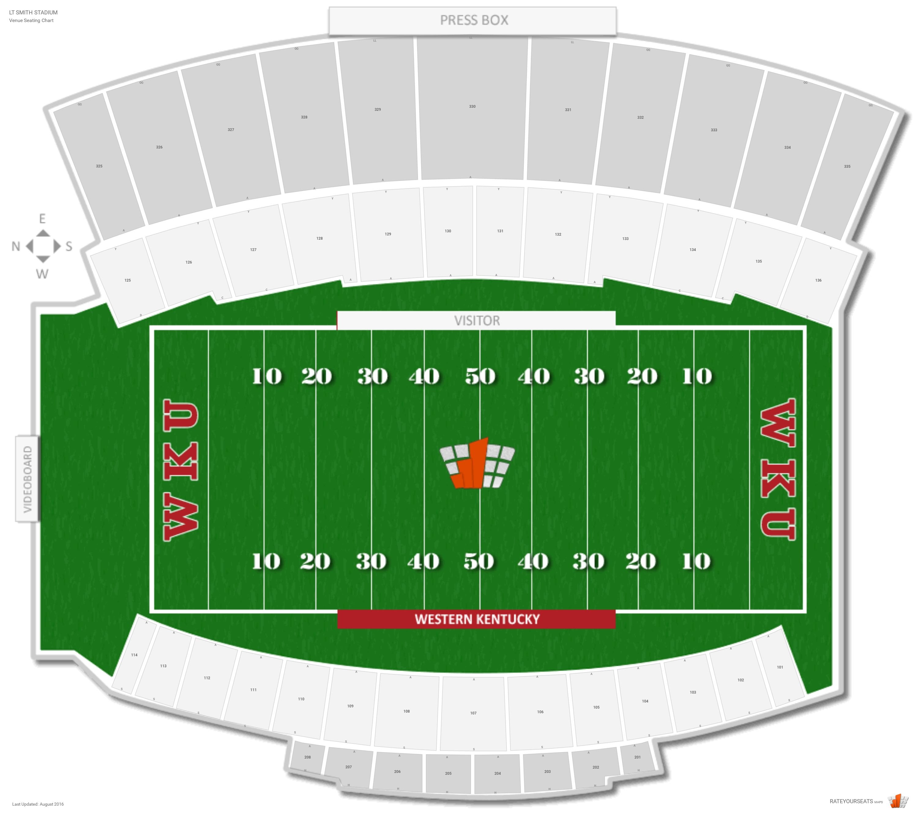 Hawkins Field Seating Chart