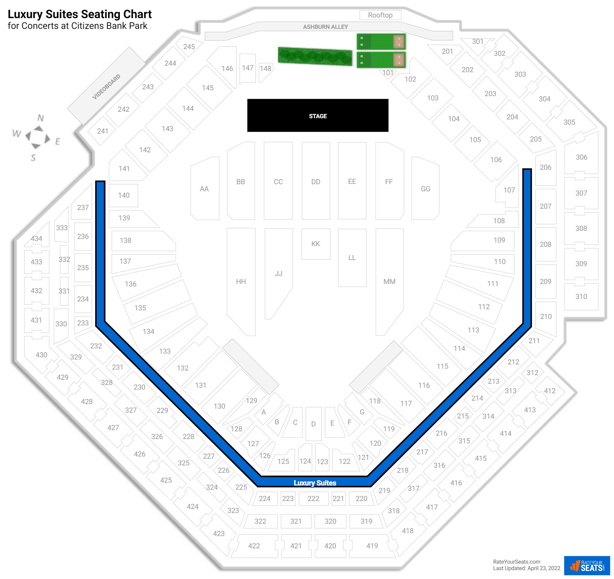 Citizens Bank Park Seating Chart Suites Infoupdate