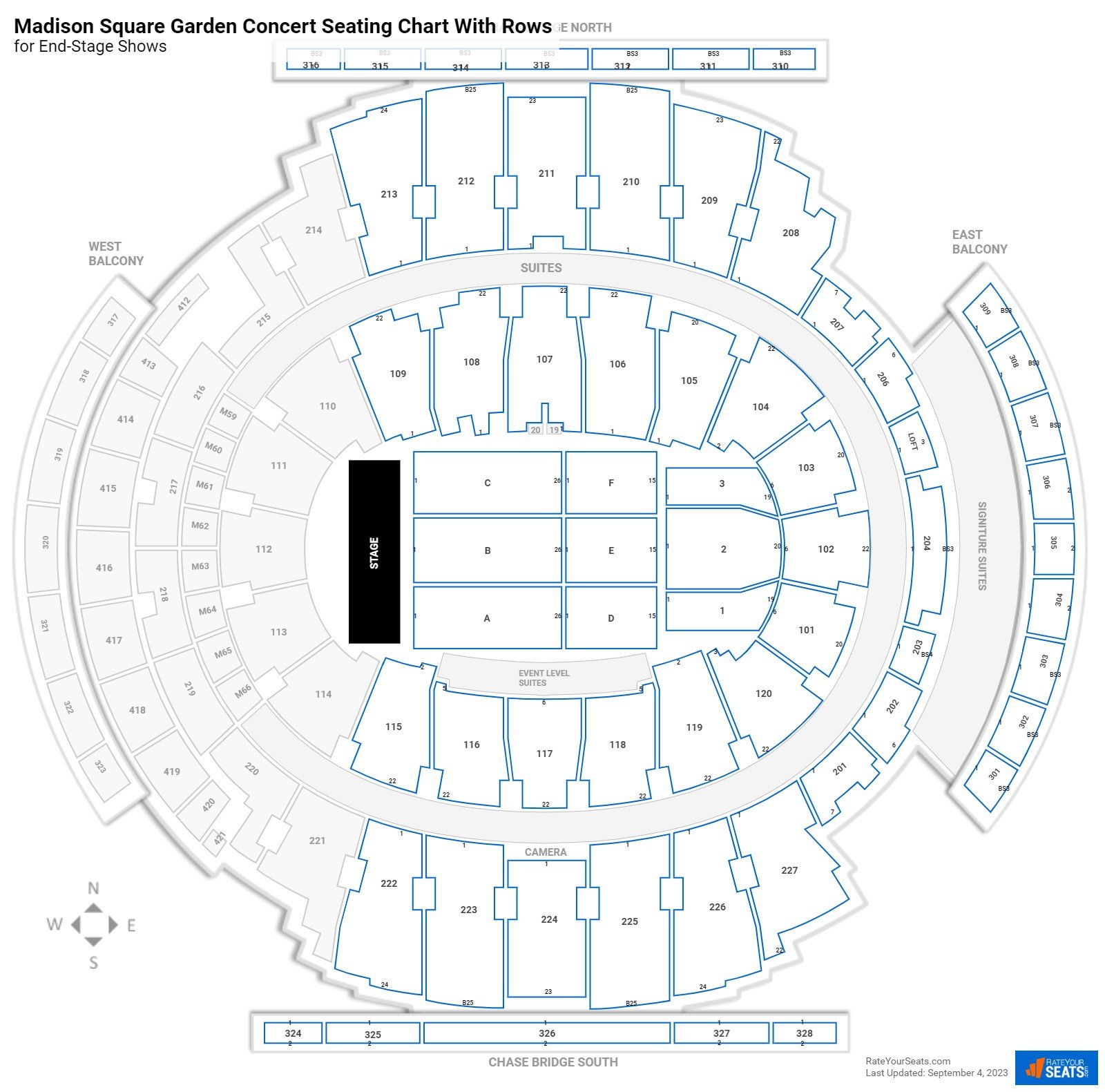 Madison Square Garden Seating For Concerts Rateyourseats Com
