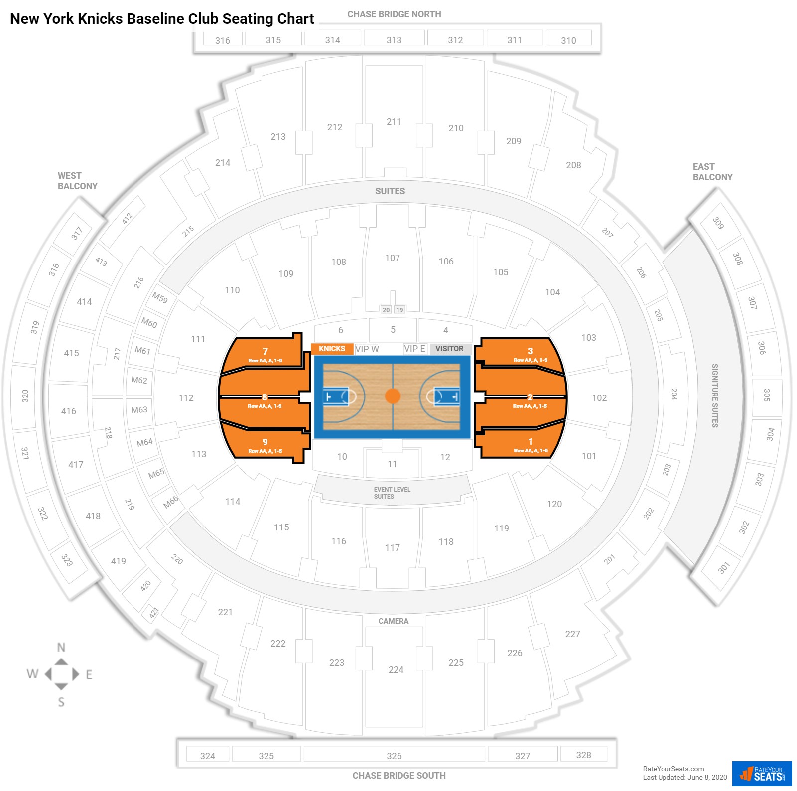 Msg Ny Knicks Seating Chart