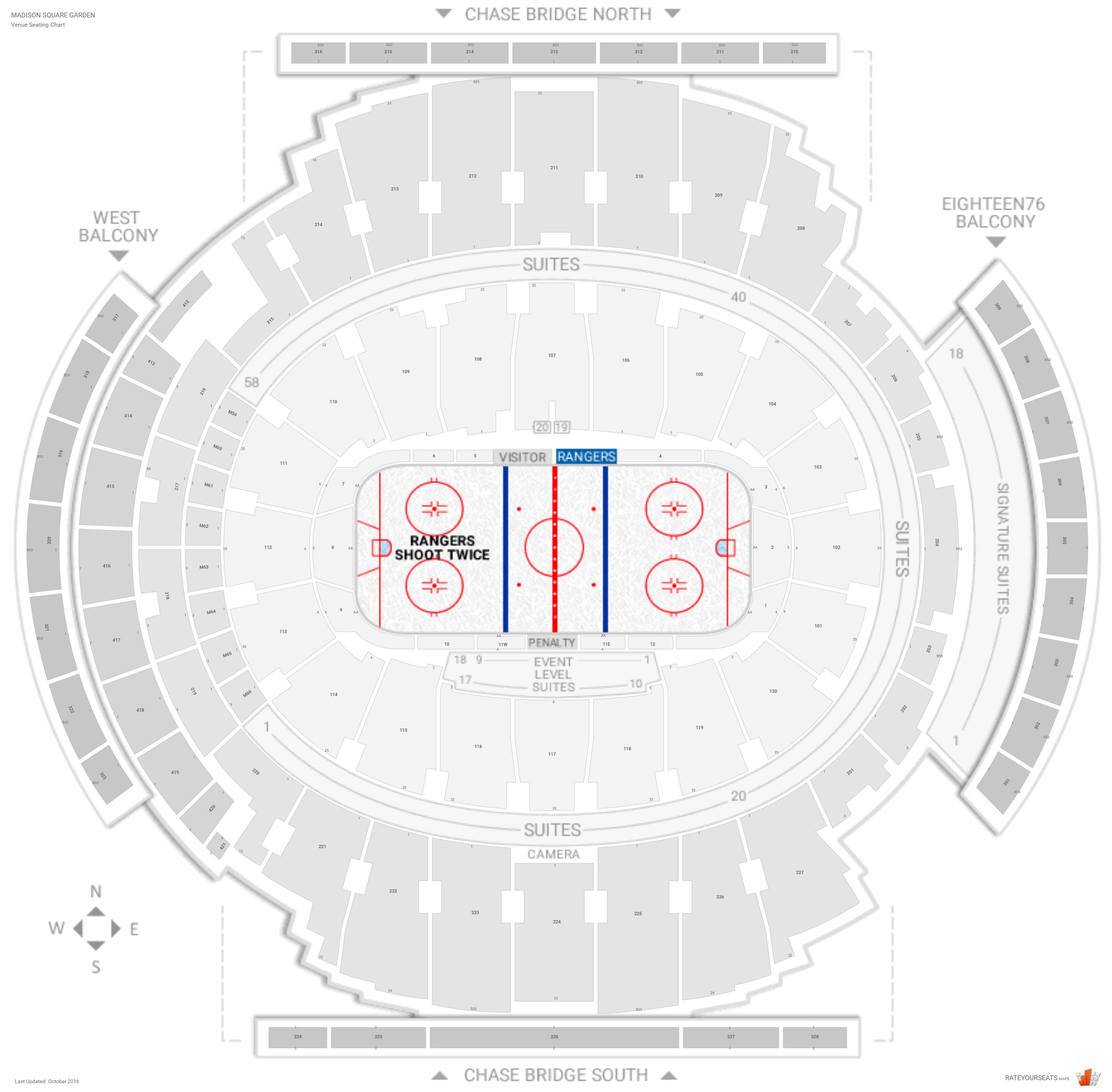 Ranger Game Seating Chart