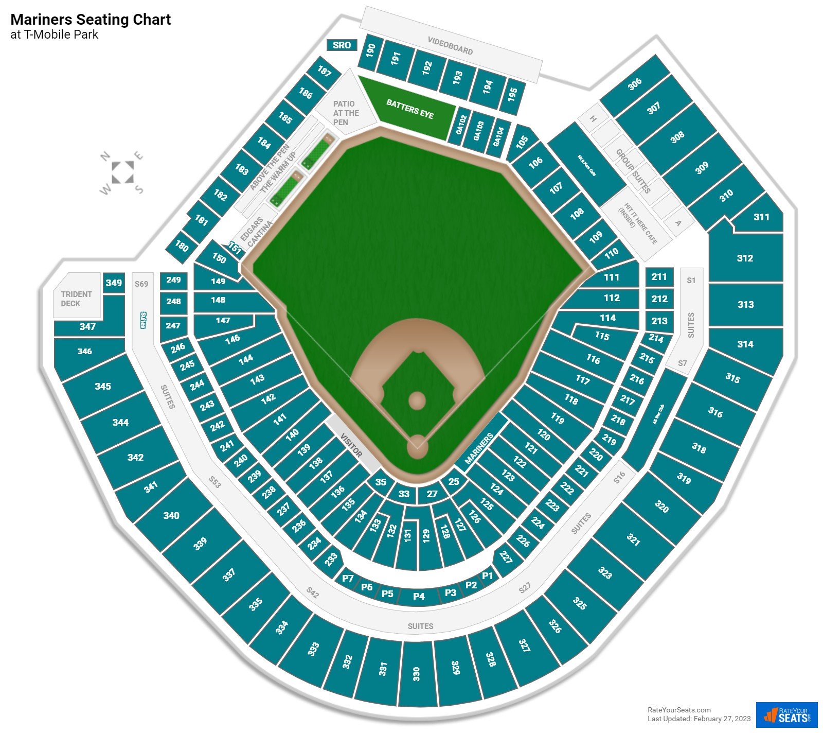 Seattle Mariners Seating Chart