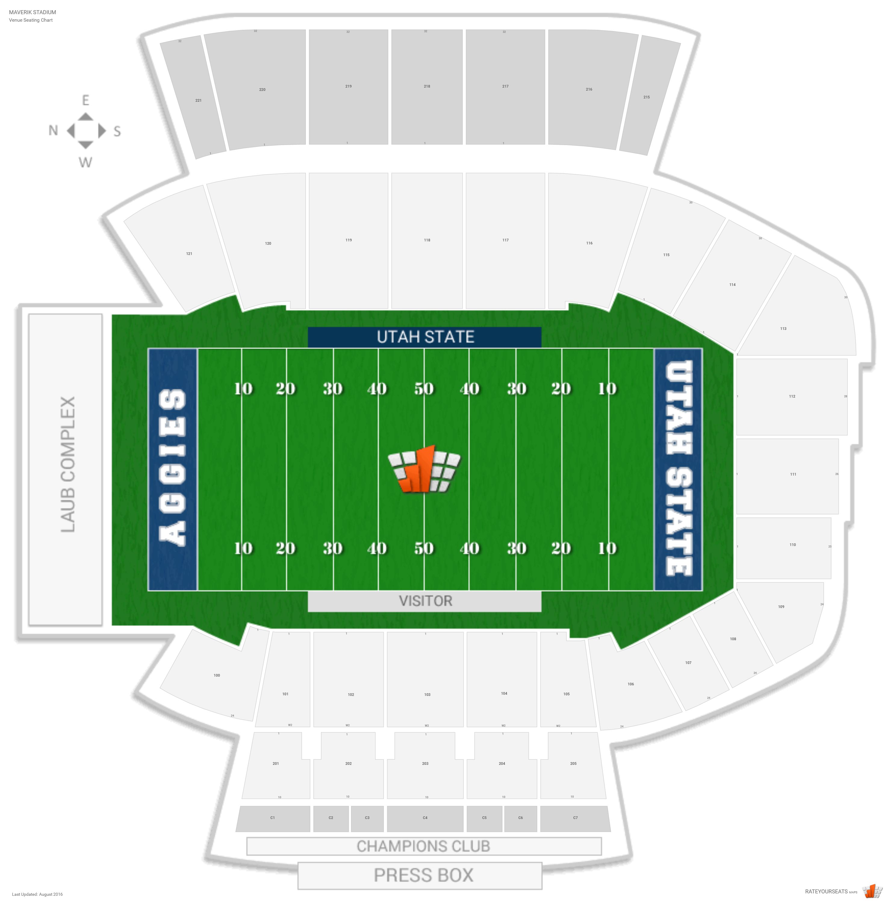 Utah State Football Seating Chart