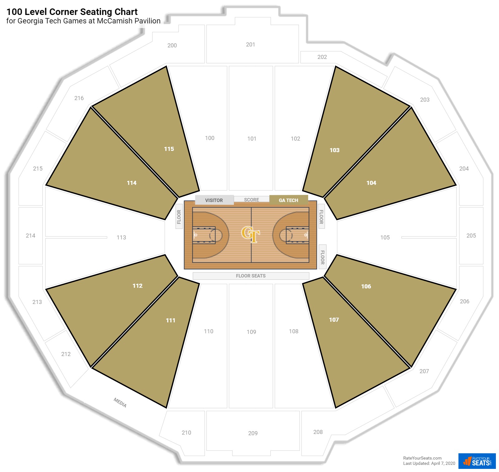 Ga Tech Seating Chart