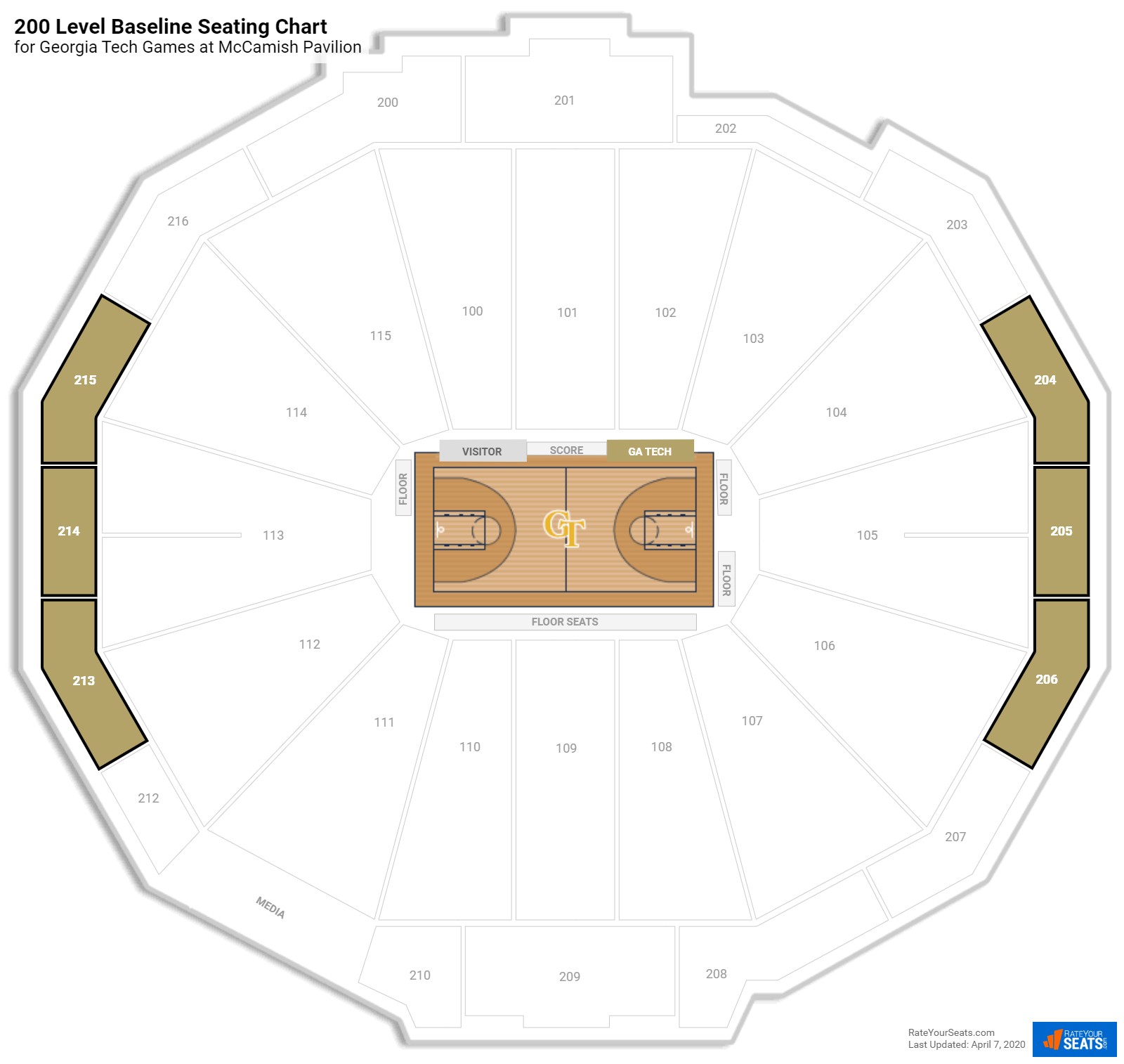 Mccamish Pavilion Seating Chart