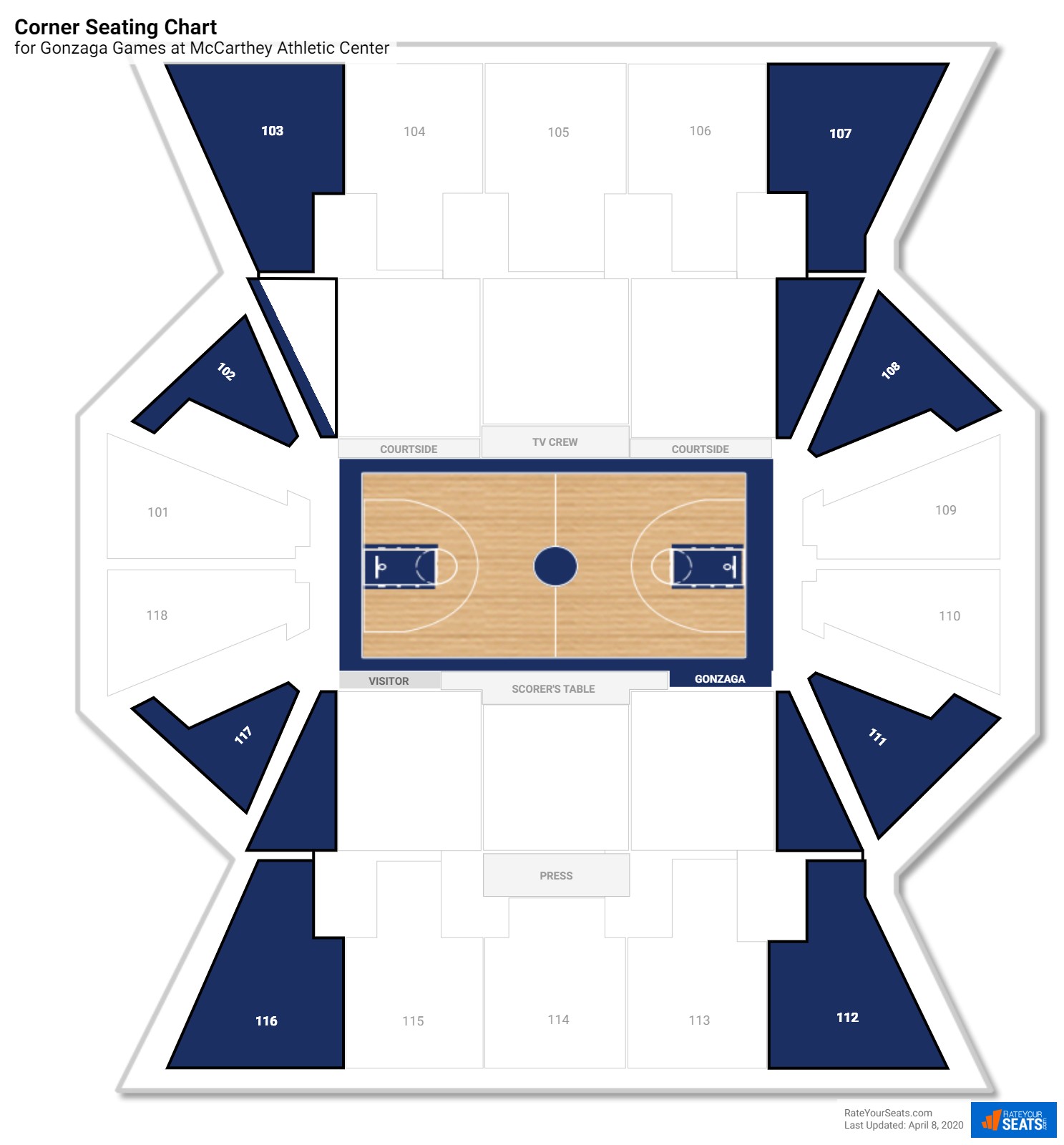 Mccarthey Athletic Center Seating Chart