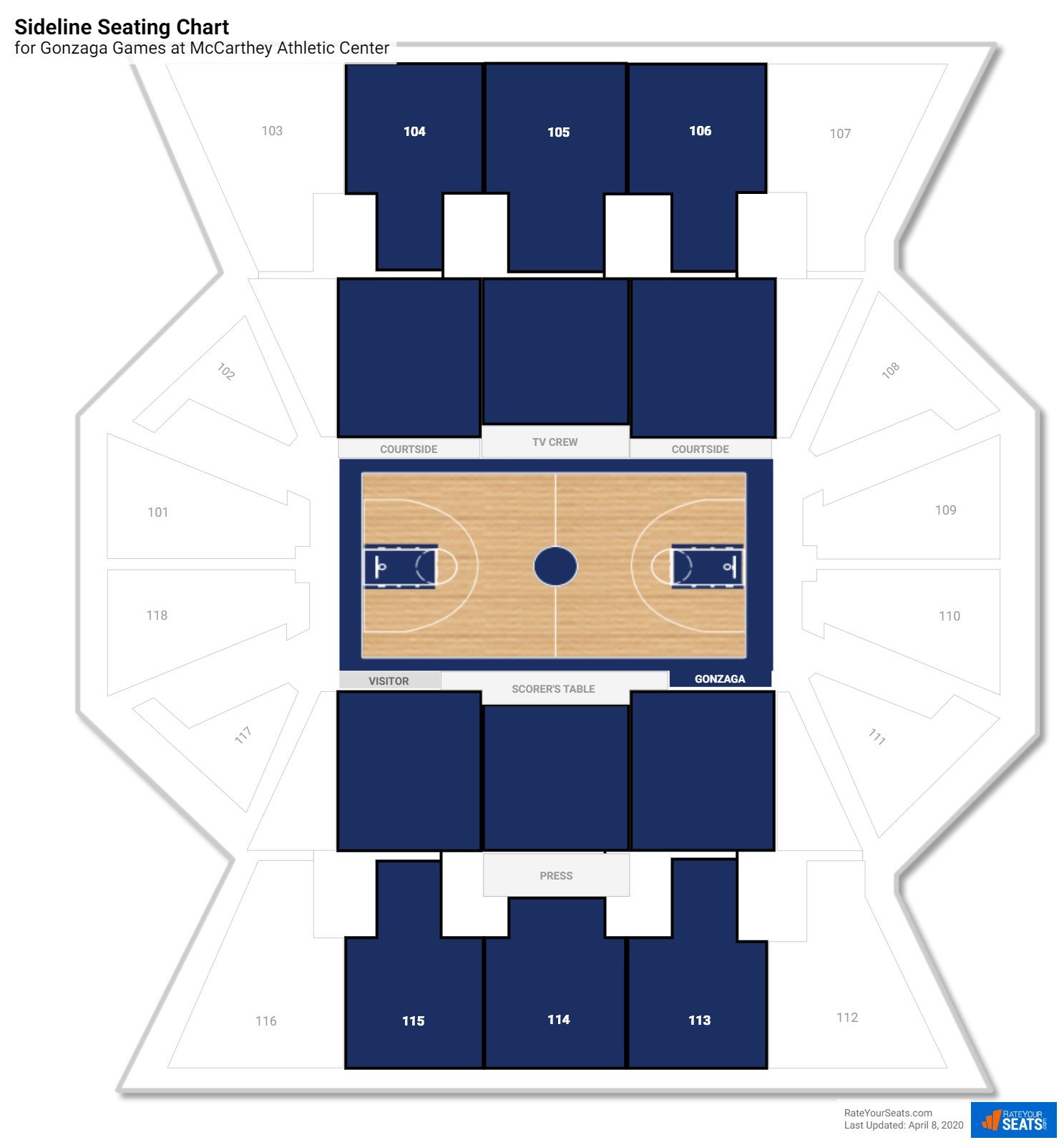 Mccarthey Athletic Center Seating Chart