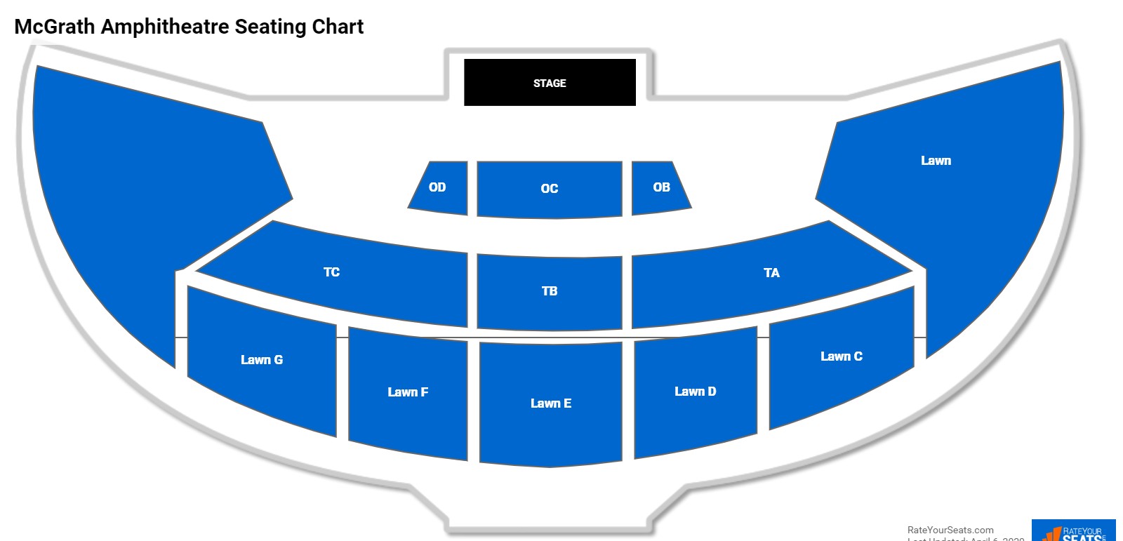 McGrath Amphitheatre Seating Chart