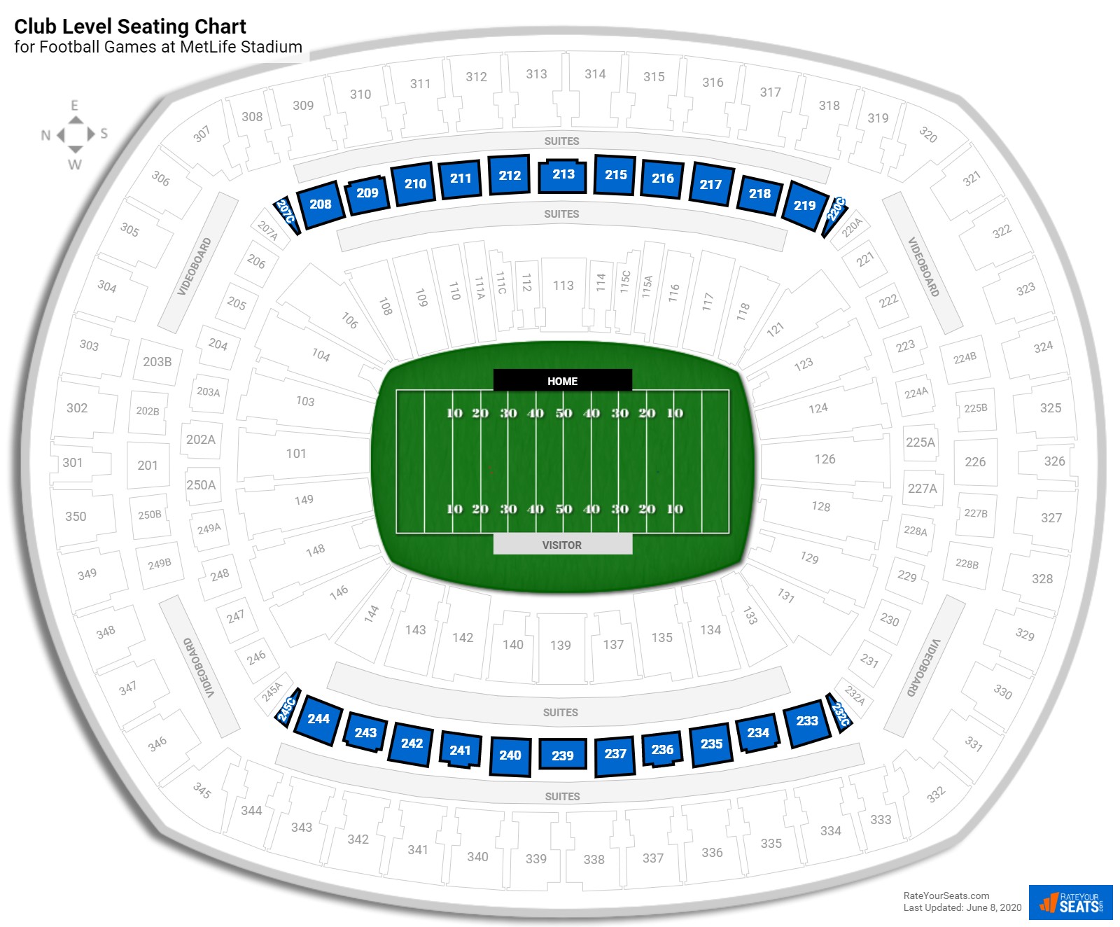 Metlife Stadium Club Seating Chart