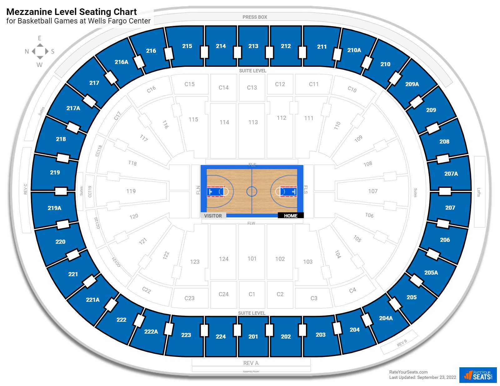 Wells Fargo Center Philadelphia Seating Plan, Philadelphia 76ers Seating  Chart