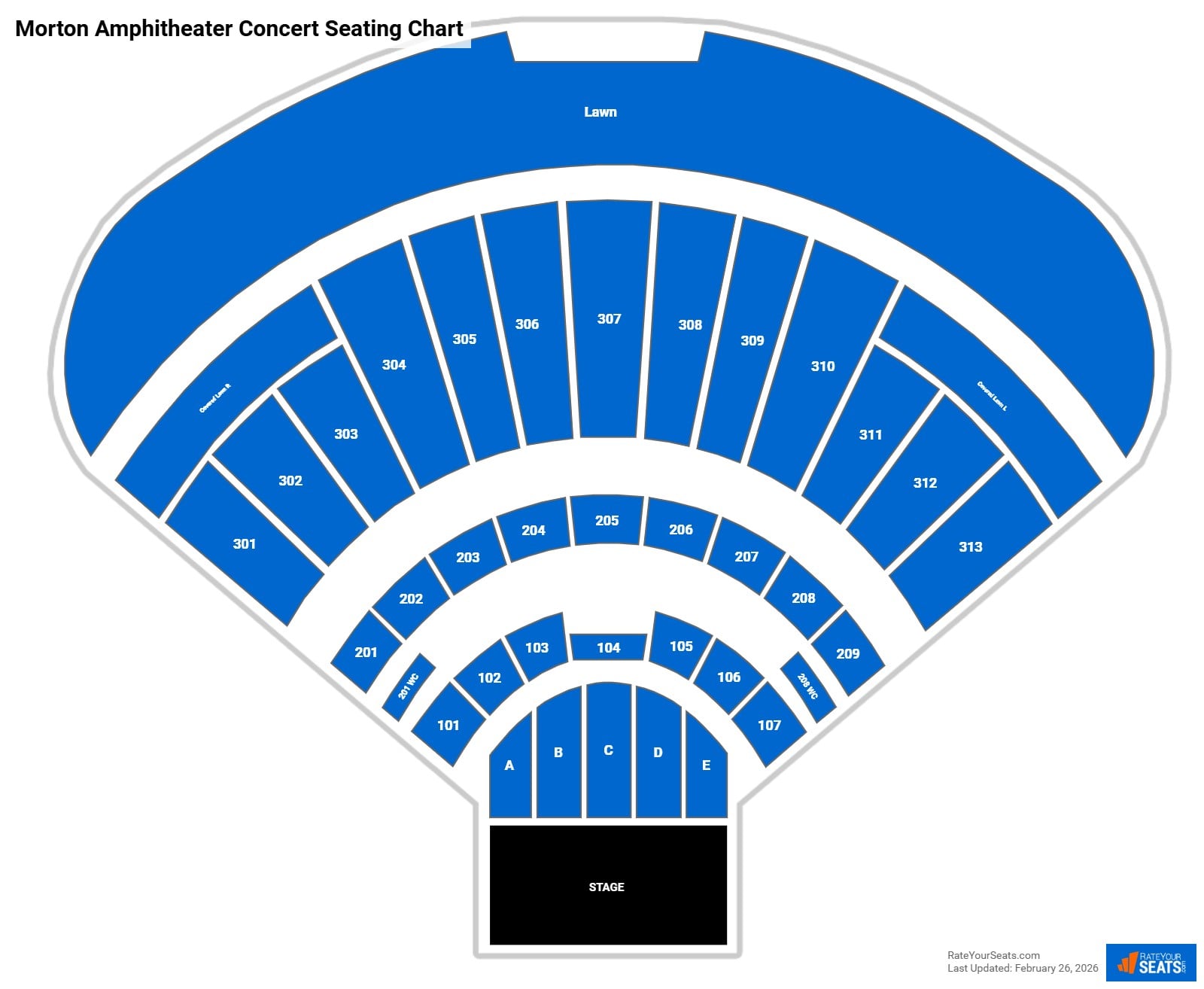 Morton Amphitheater Concert Seating Chart