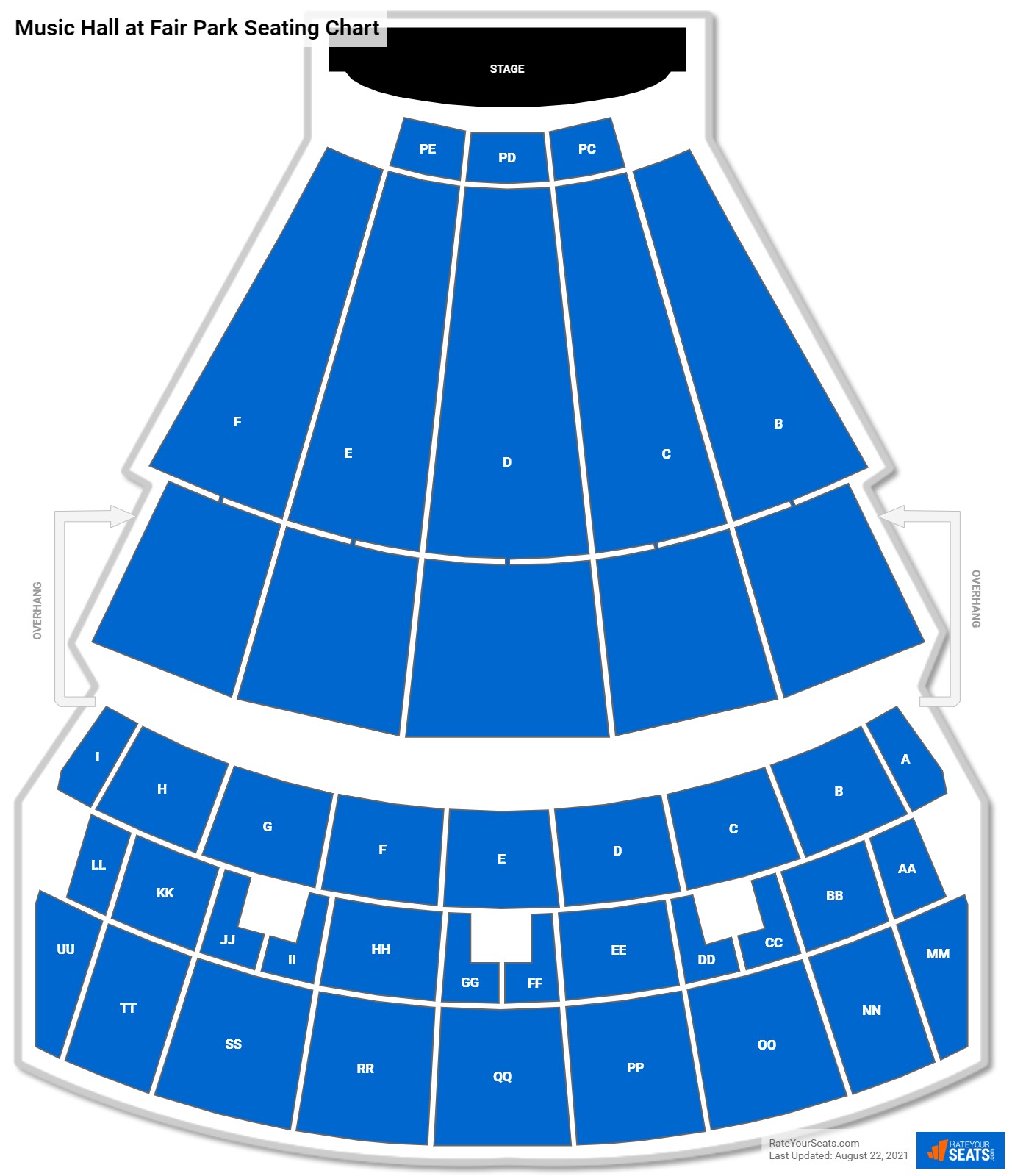 Music Hall at Fair Park Theater Seating Chart