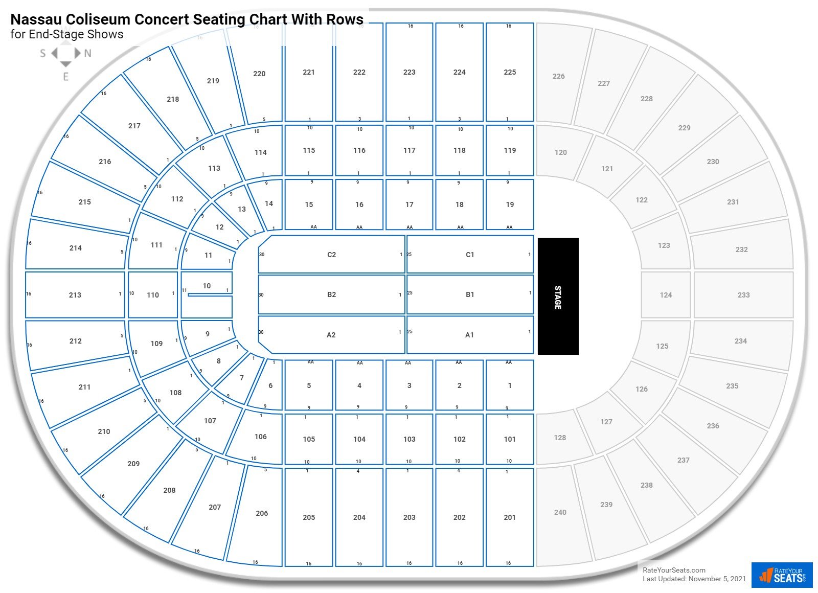 Nassau Coliseum Seating Chart