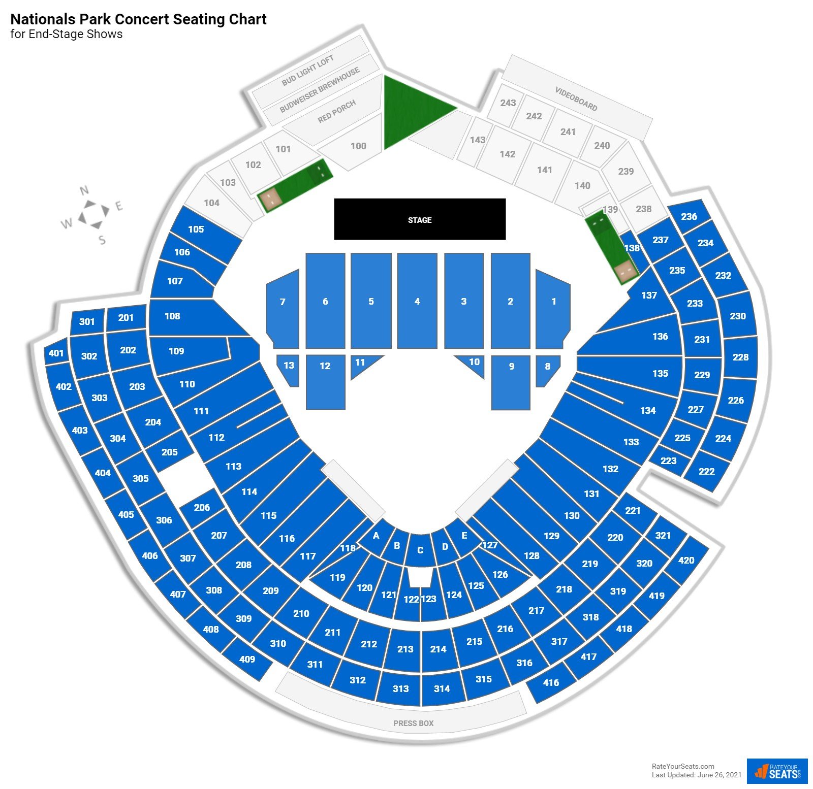 Springs Seating Chart