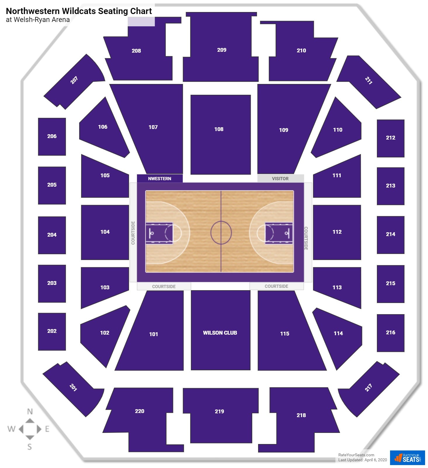 Welsh Ryan Arena Seating Chart Rateyourseats Com